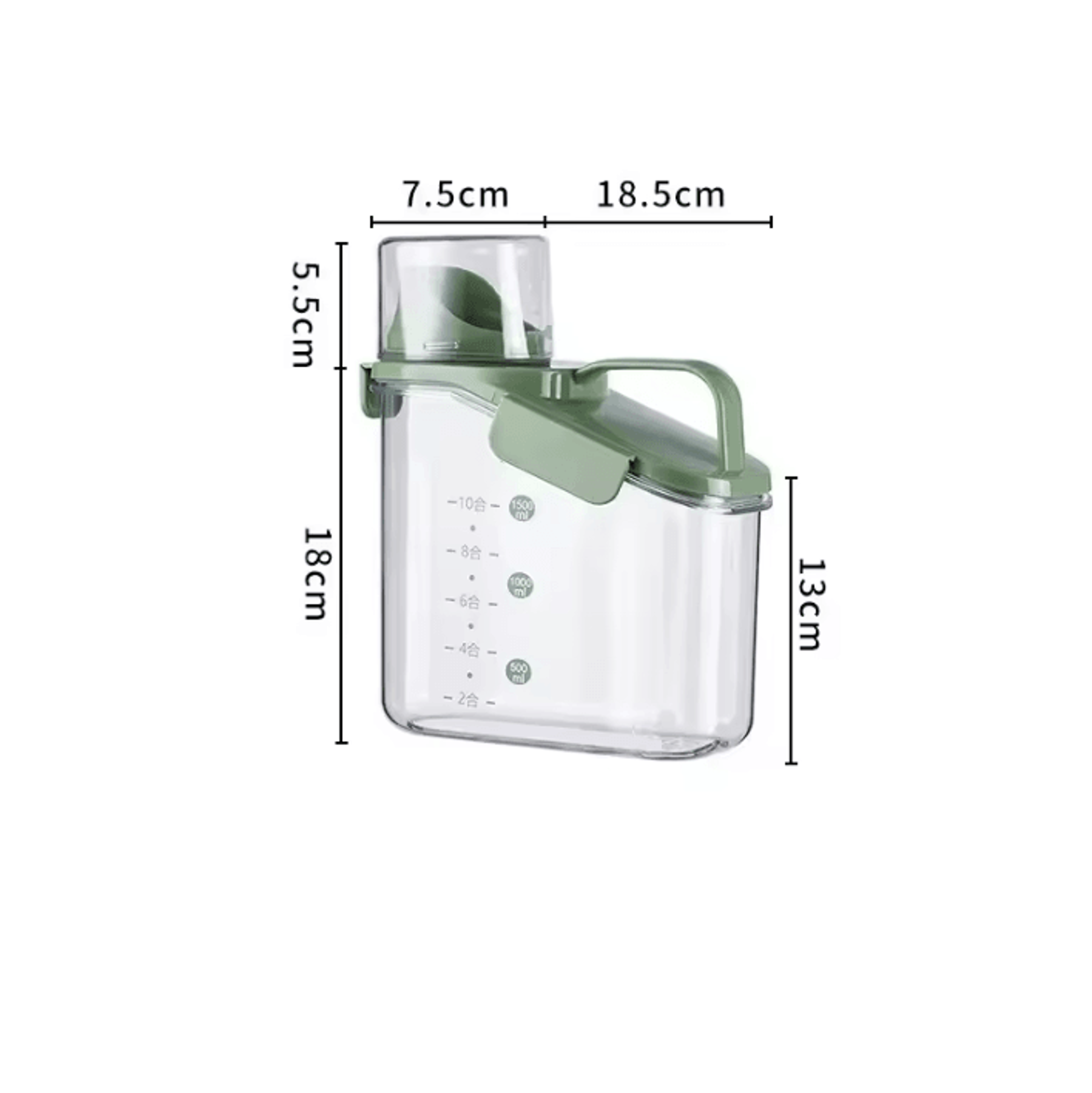 FreshPour Grain Storage Container With Measuring Cup 5