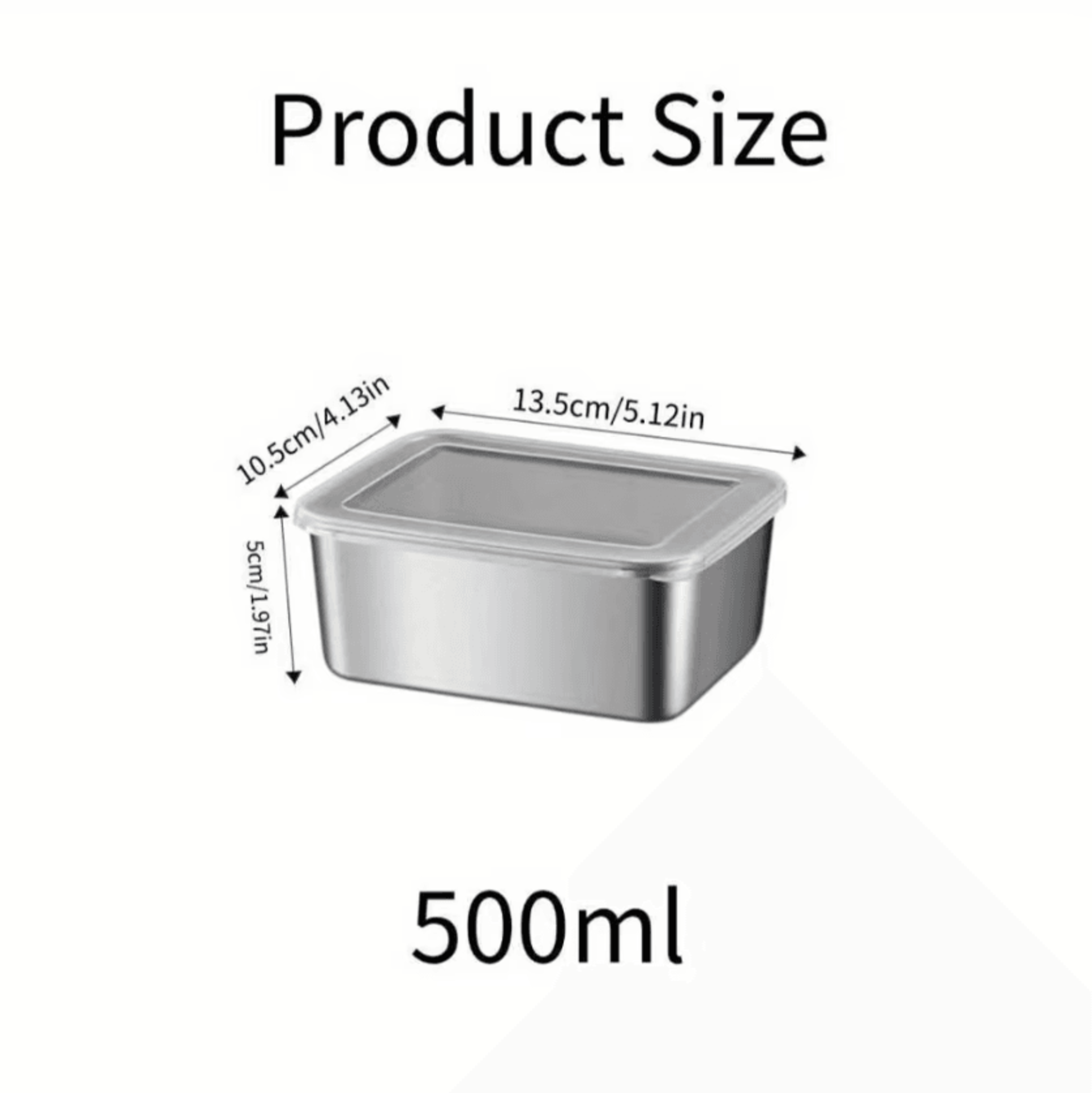 FreshLock Stainless Steel Meal Prep Container Set 2