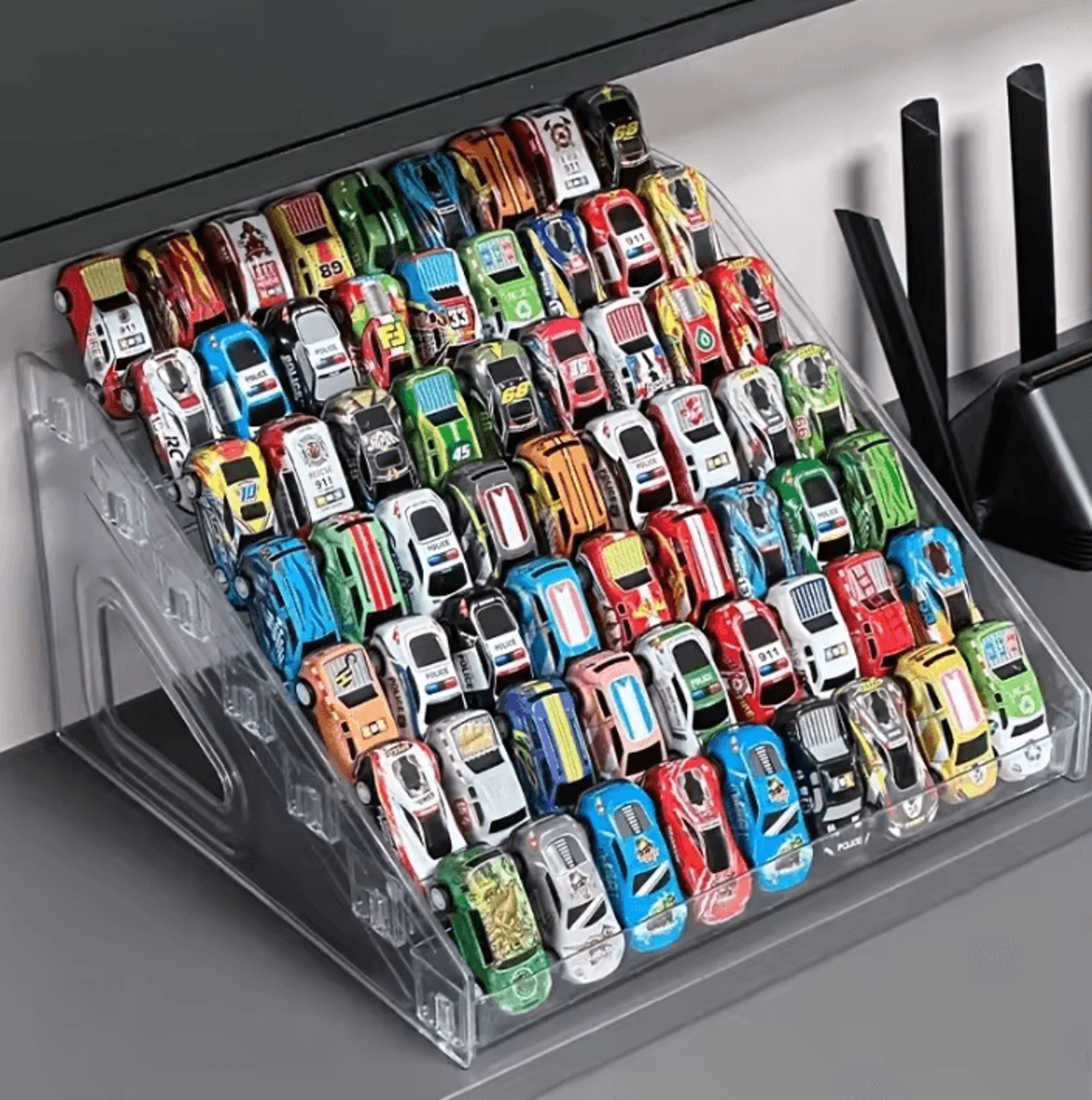 CrystalView MultiTier Acrylic Display Stand 0