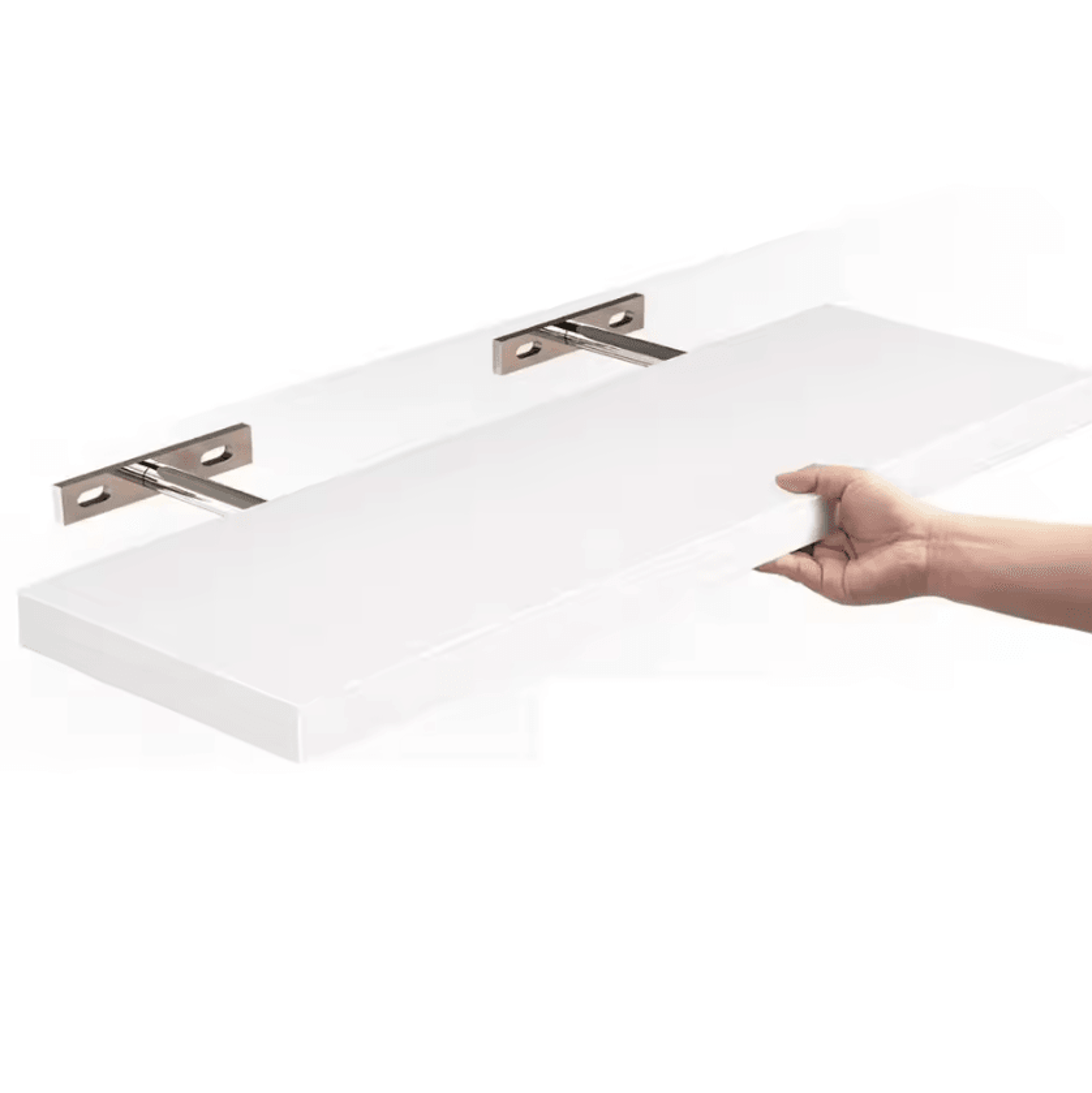 TimberFloat Wooden Wall Shelf Rack 6