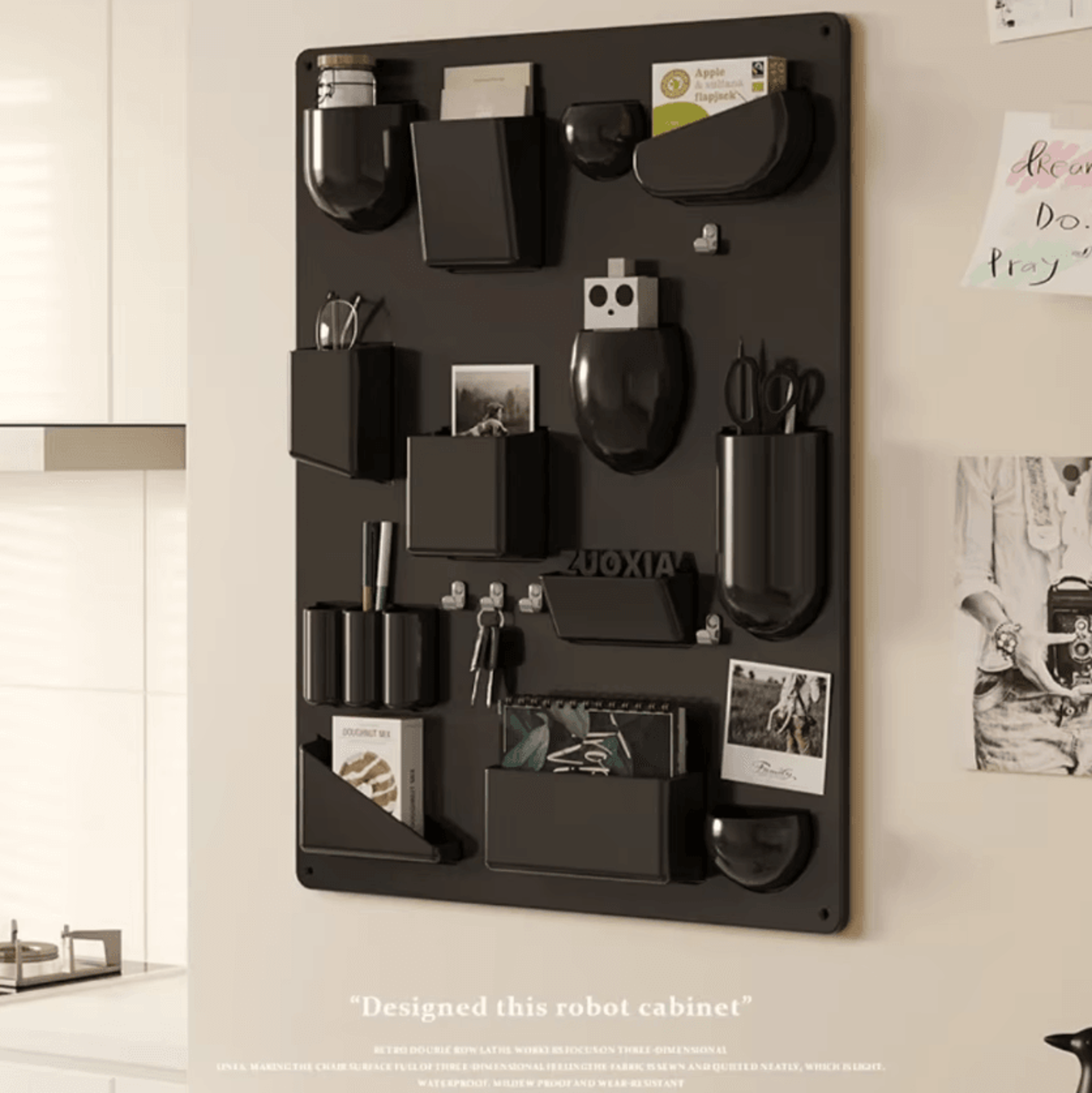 VersaGrid WallMounted Storage Rack With Adjustable Shelves  Hooks 1