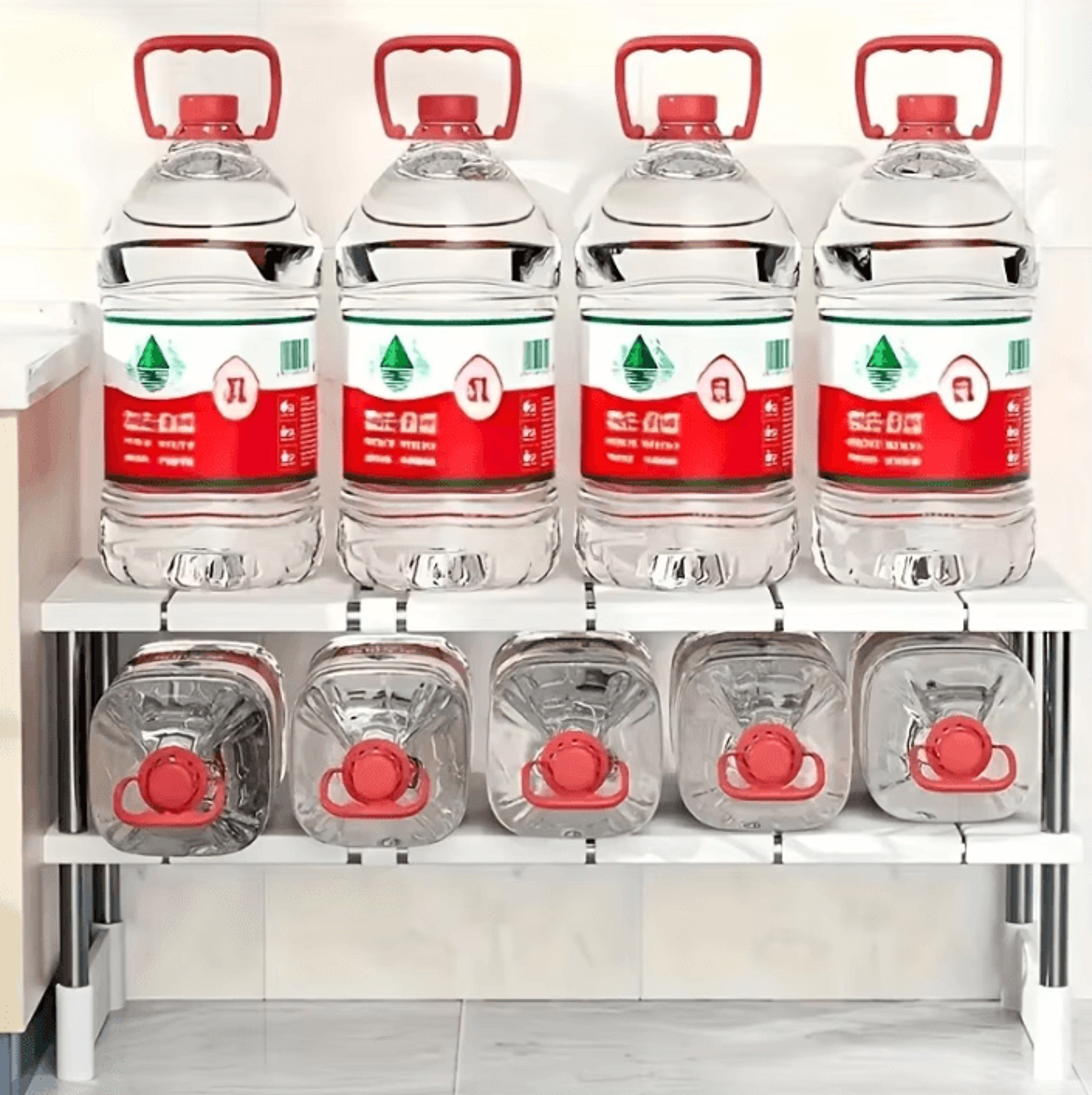 FlexStack Adjustable UnderSink Storage Rack 1