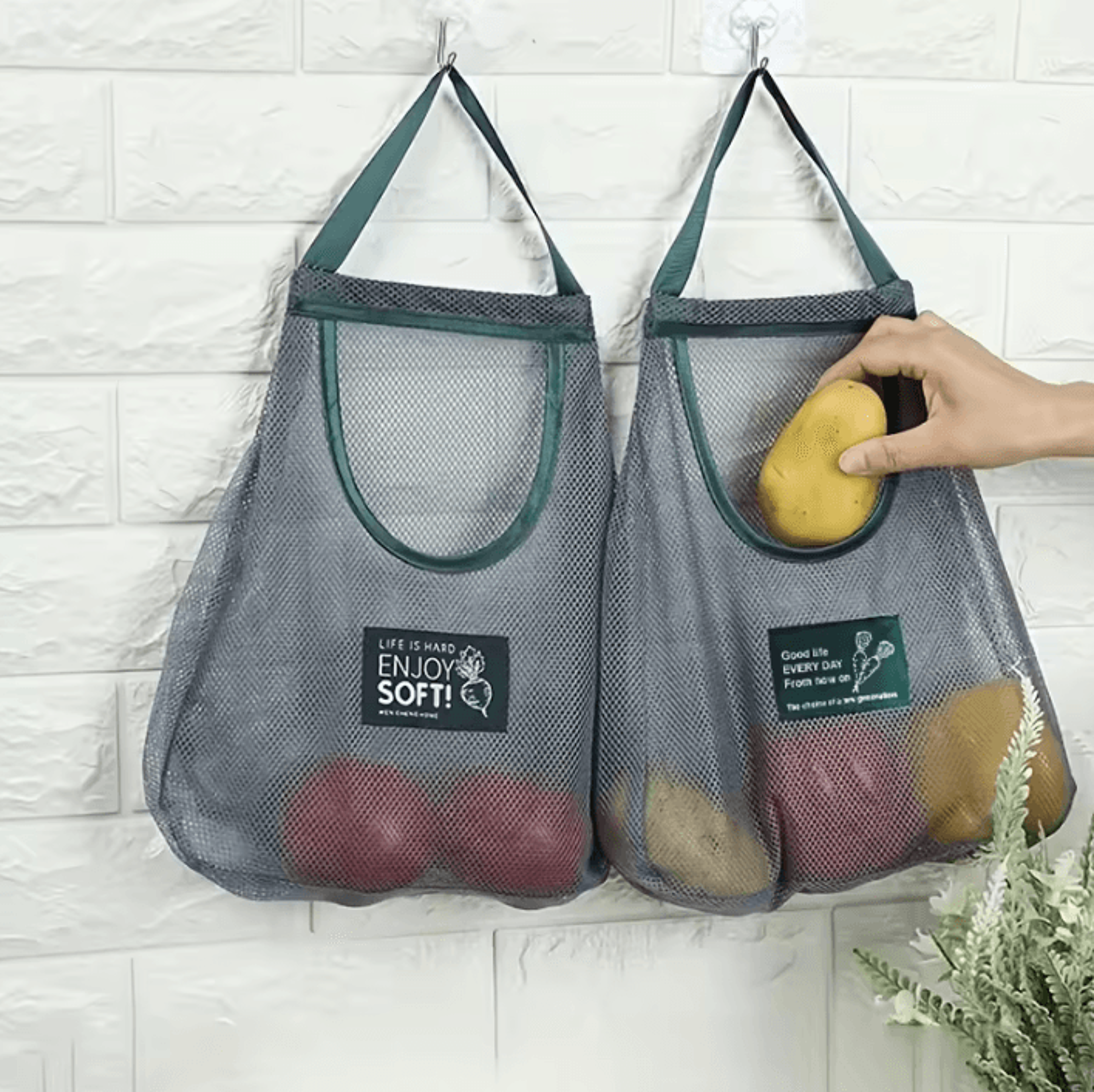 FreshHang Mesh Produce Storage Bags 0