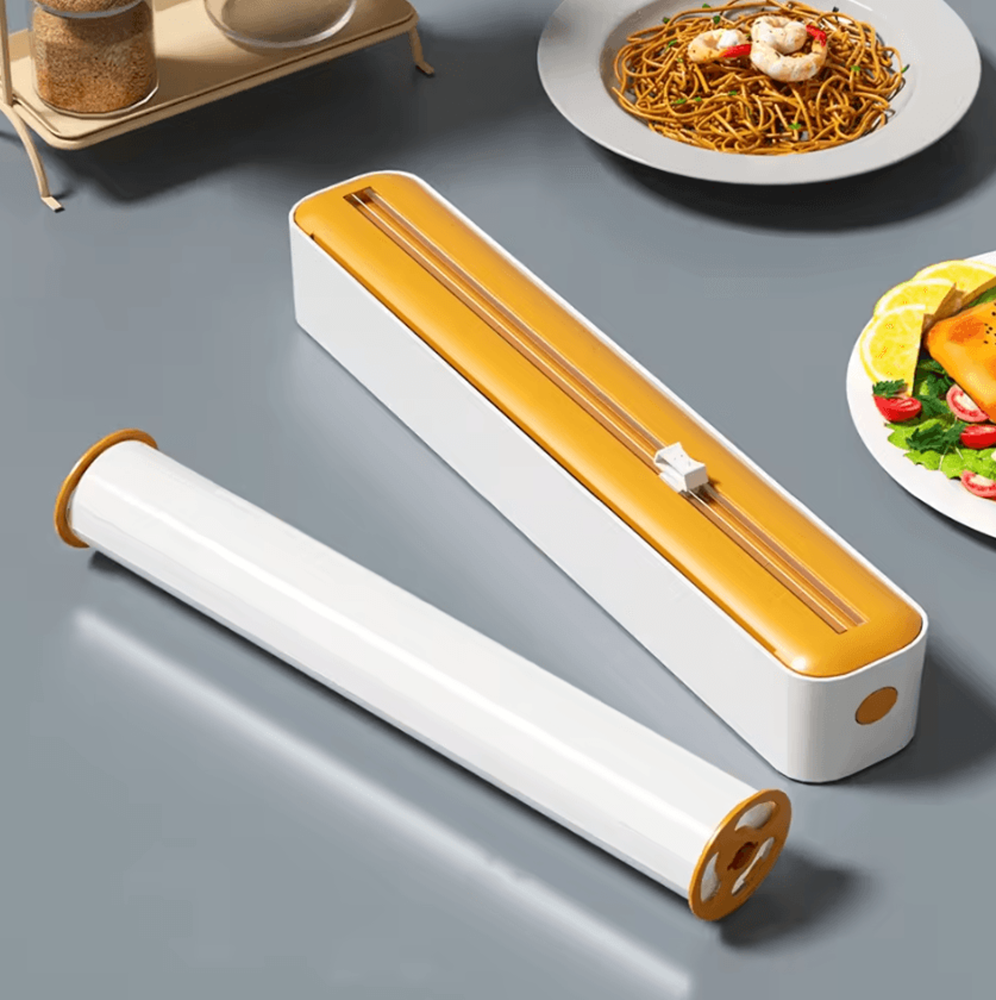 CutSeal 2in1 Plastic Wrap  Foil Dispenser With Slide Cutter 1