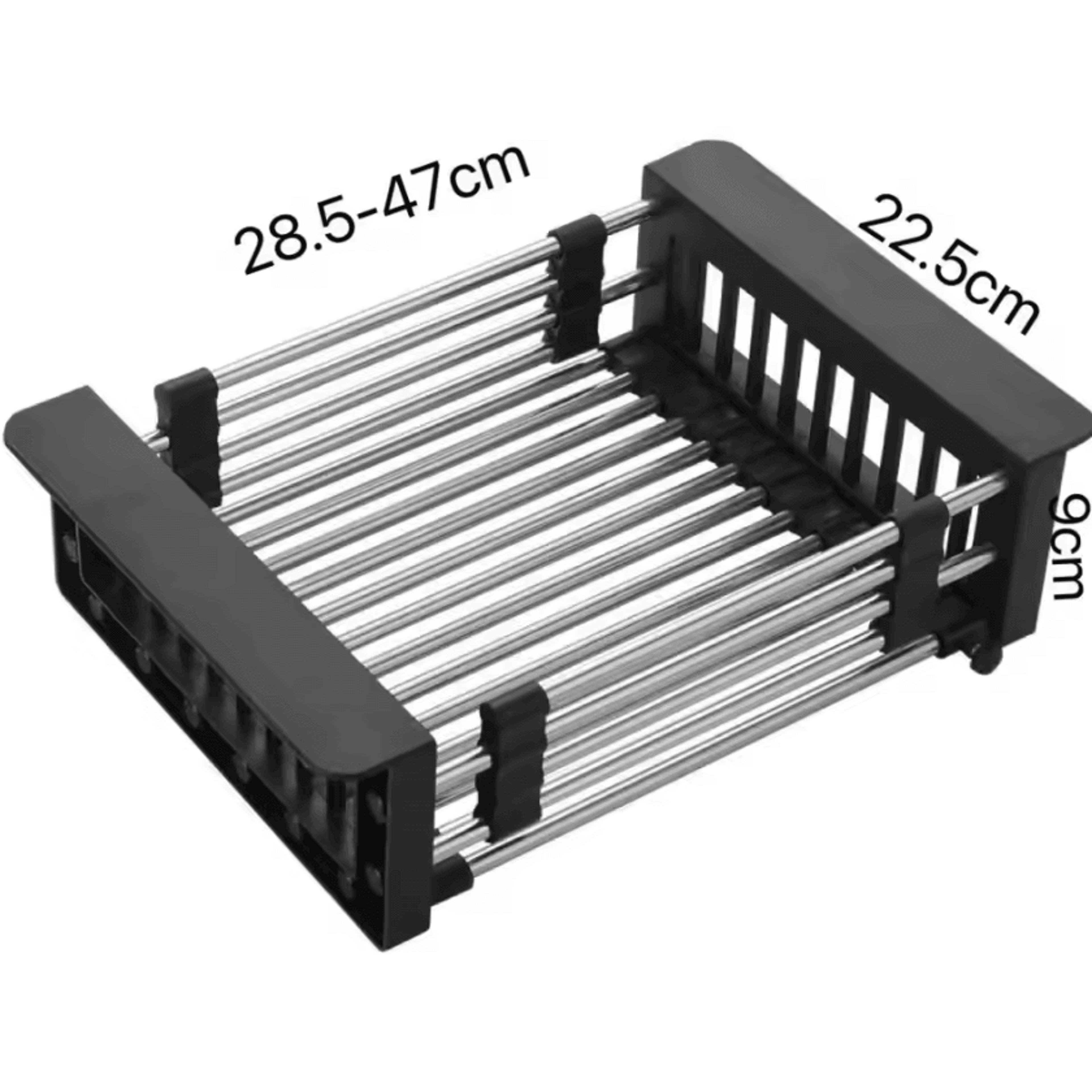 1PC Expandable Dish Drying Rack With Adjustable Arms Kitchen Vegetable Fruit Washing Drain Pasta Dr 6