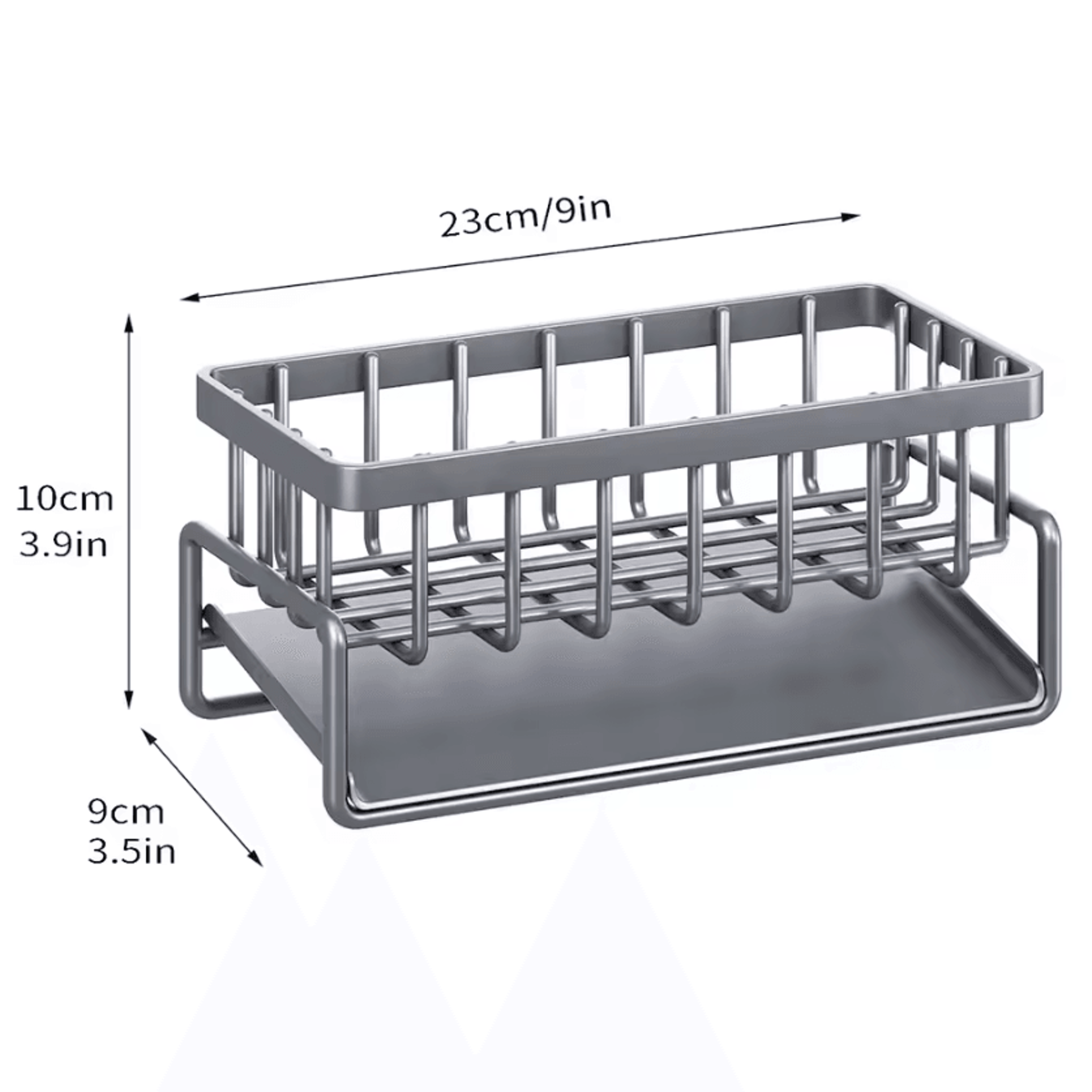 Sink Faucet Sponge Holder  Drain Rack Organizer With Towel Bar 6