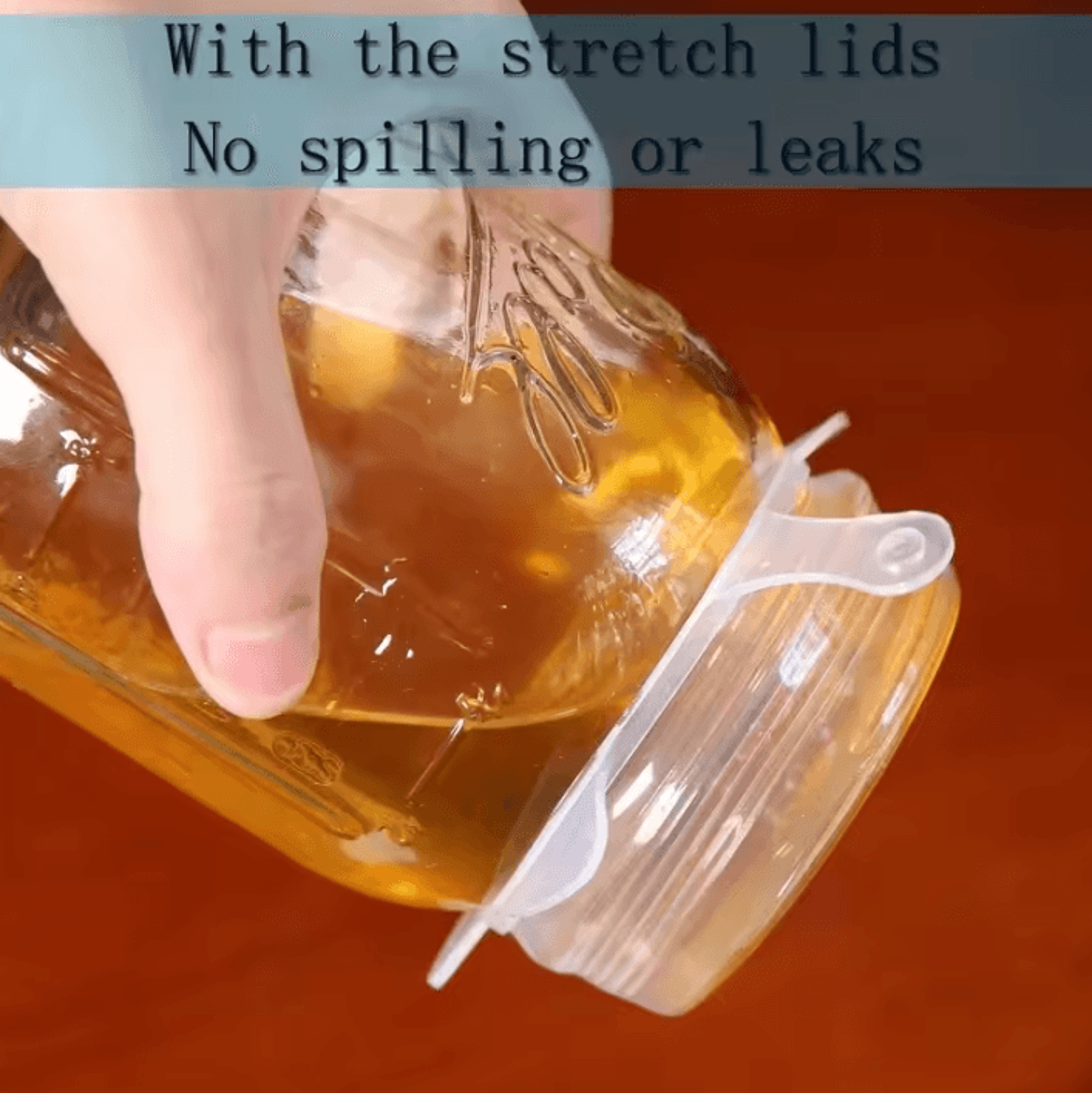 Reusable Silicone Stretch Lids For Cups Cans  Mason Jars  8Pack Freshness Covers 1