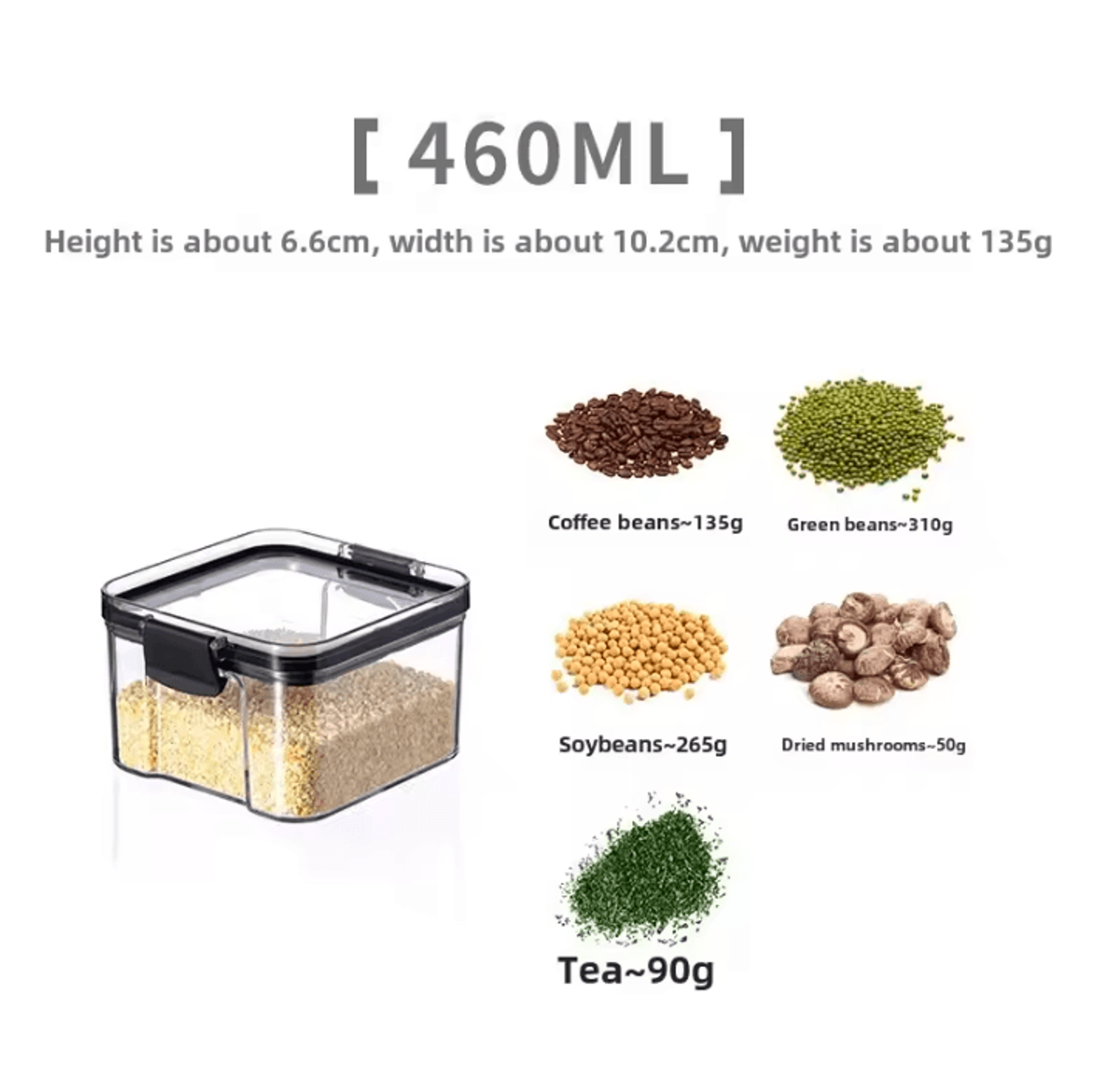 Airtight Grain  Dry Food Storage Container For Kitchen Organization 3