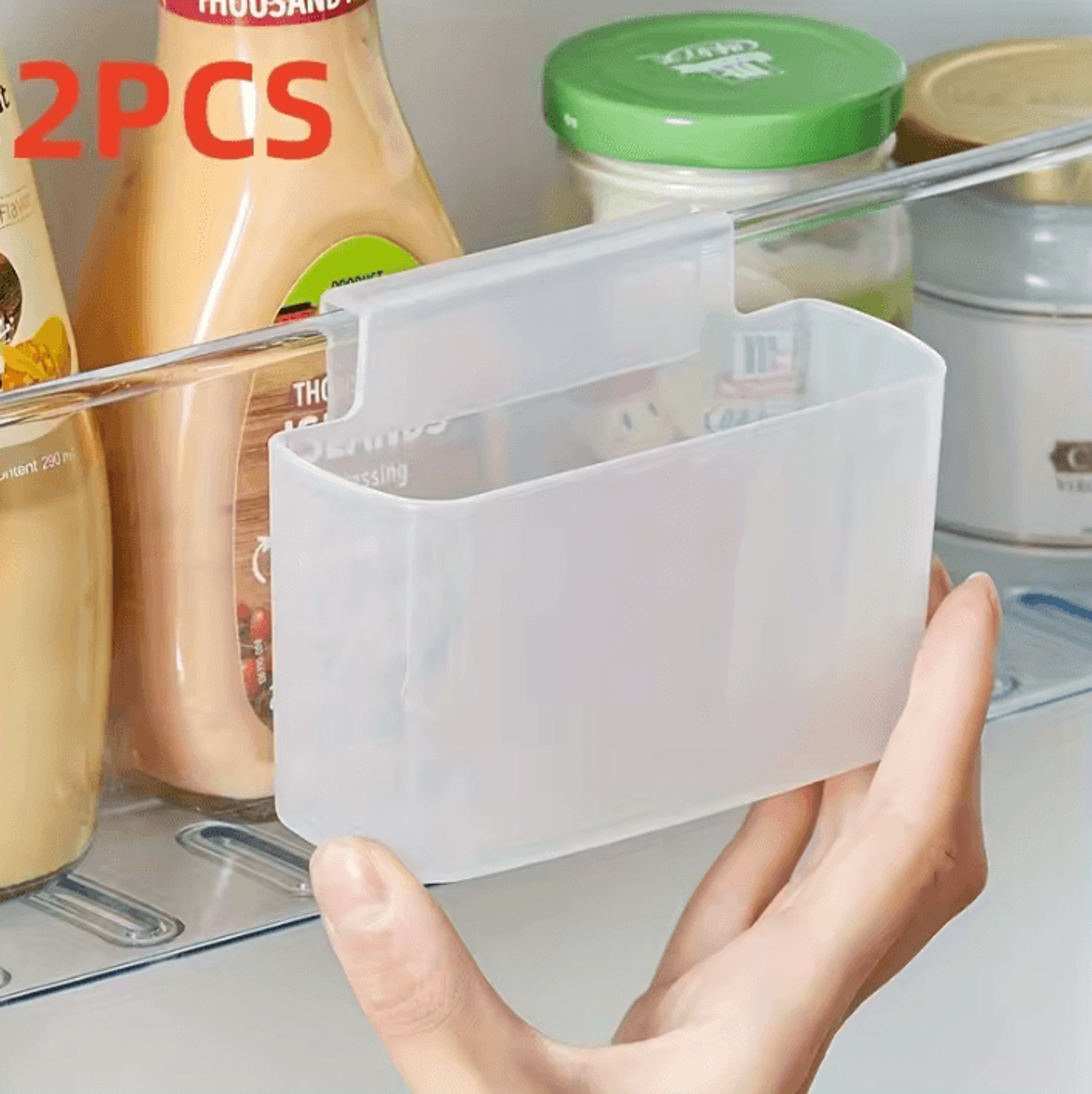 Multifunctional Refrigerator Side Door Storage Box Organizer 4