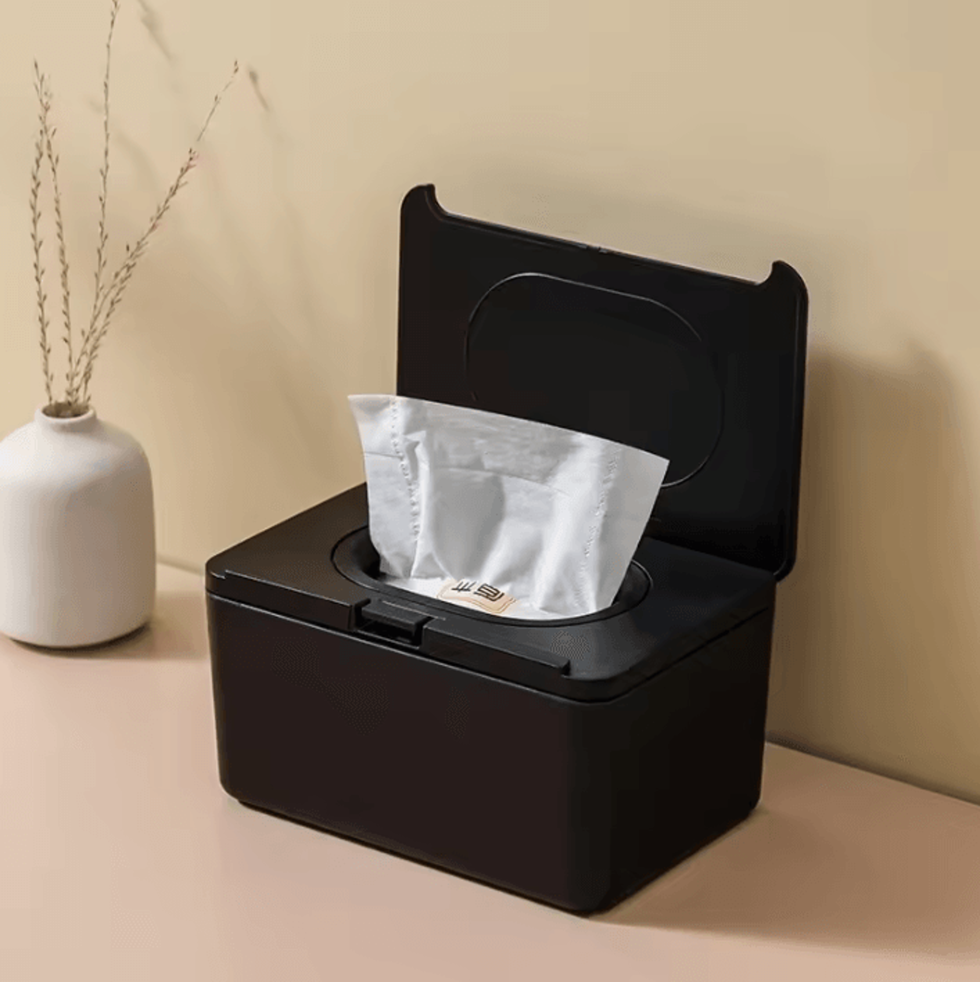Automatic FlipTop Wet Wipes  Tissue Storage Box Organizer 6