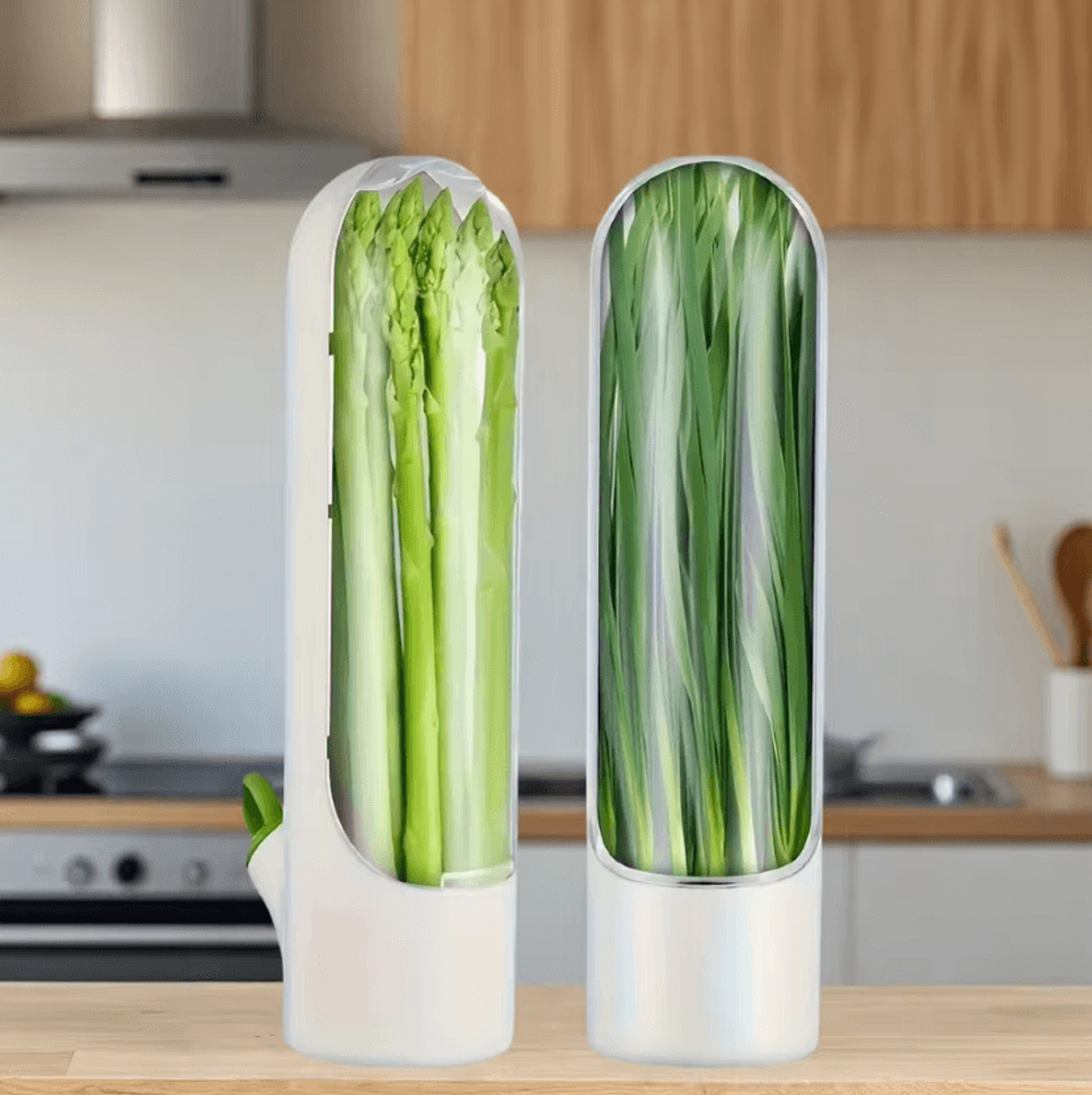 Fresh Herb Keeper  Vegetable Storage Bottle For Refrigerator Organization 0