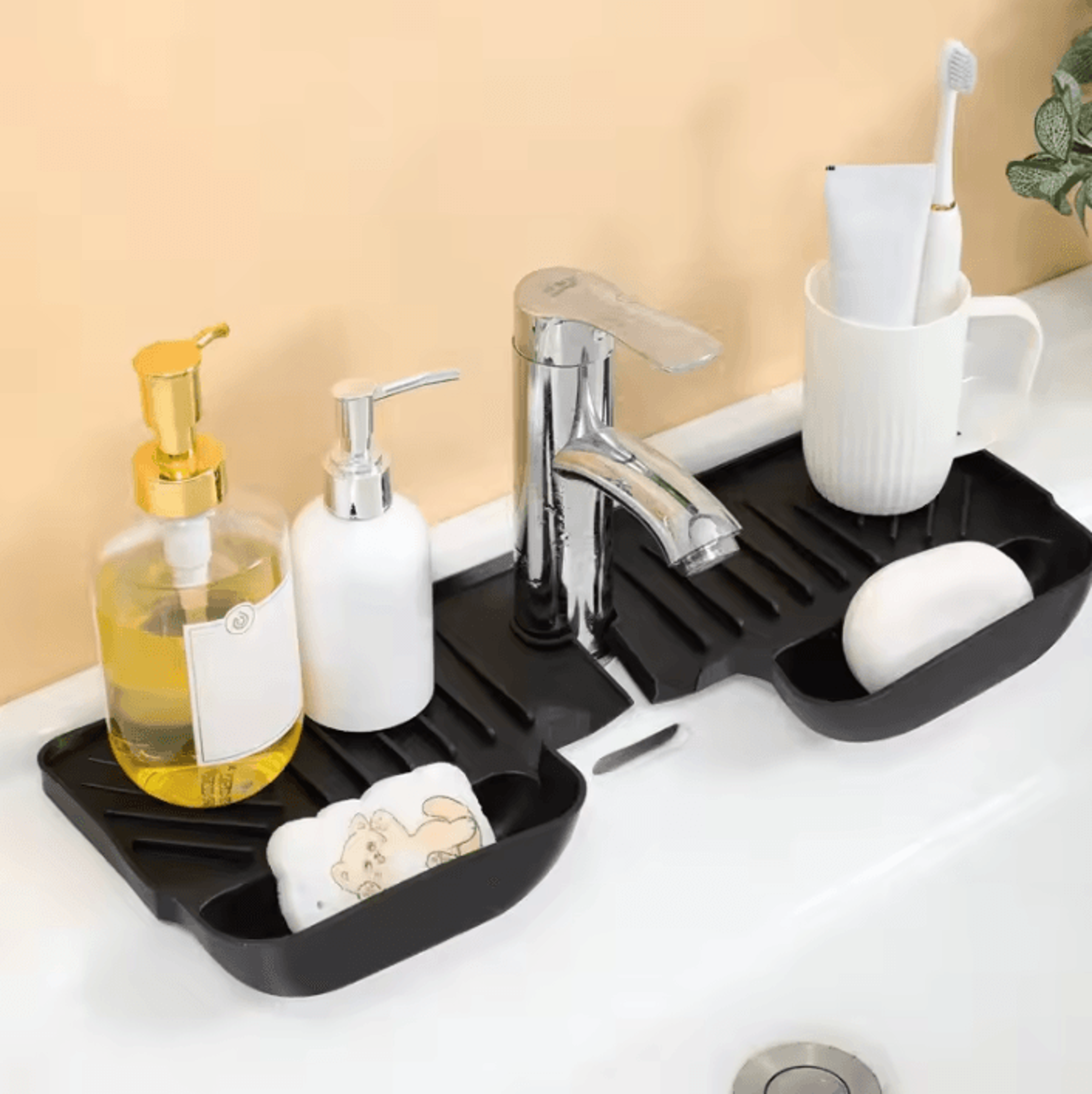 Silicone Sink Splash Guard Mat For Faucet  Countertop Protection 5