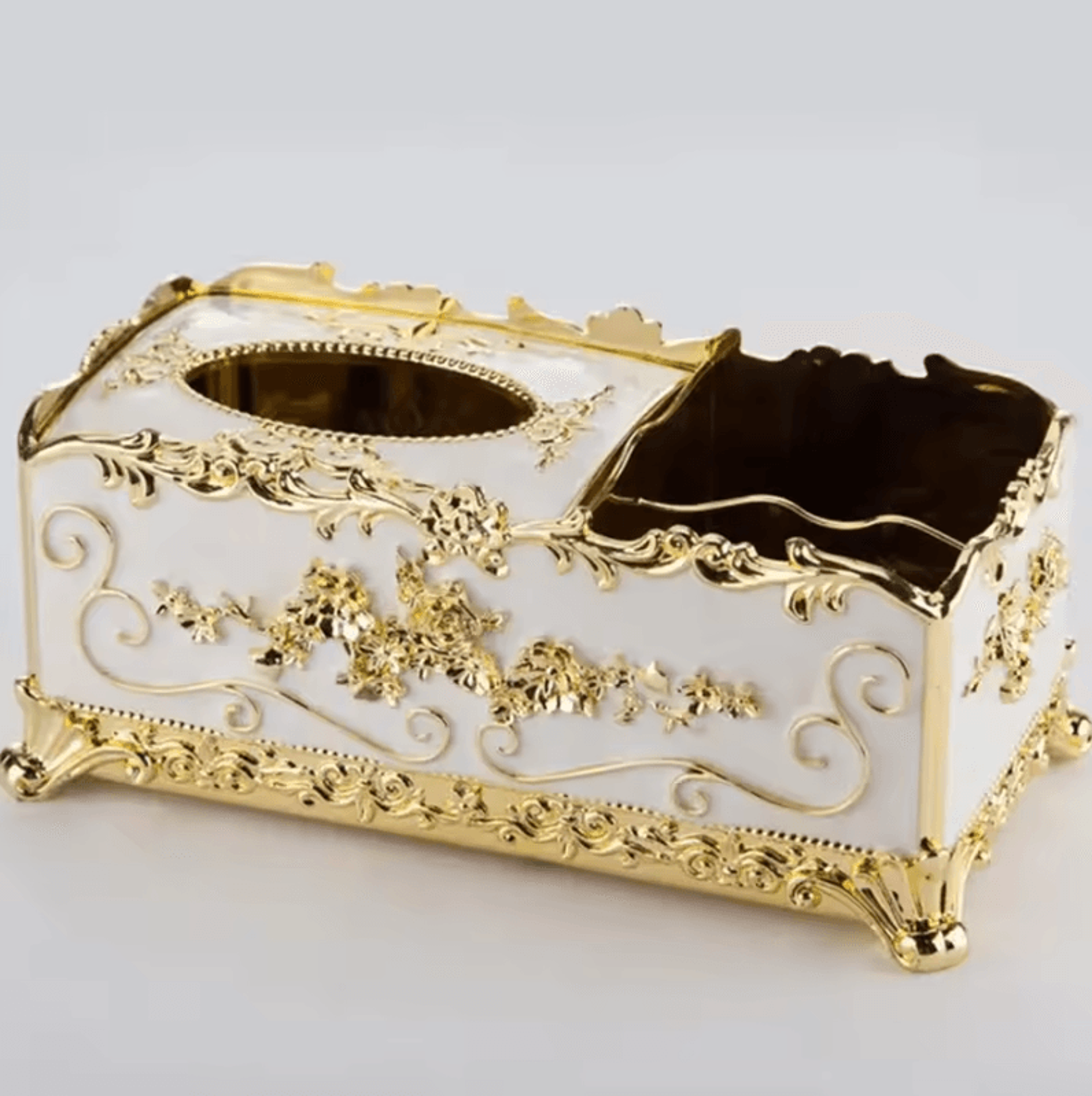 European Style Tissue Box  Remote Control Organizer For Living Room Decor 3