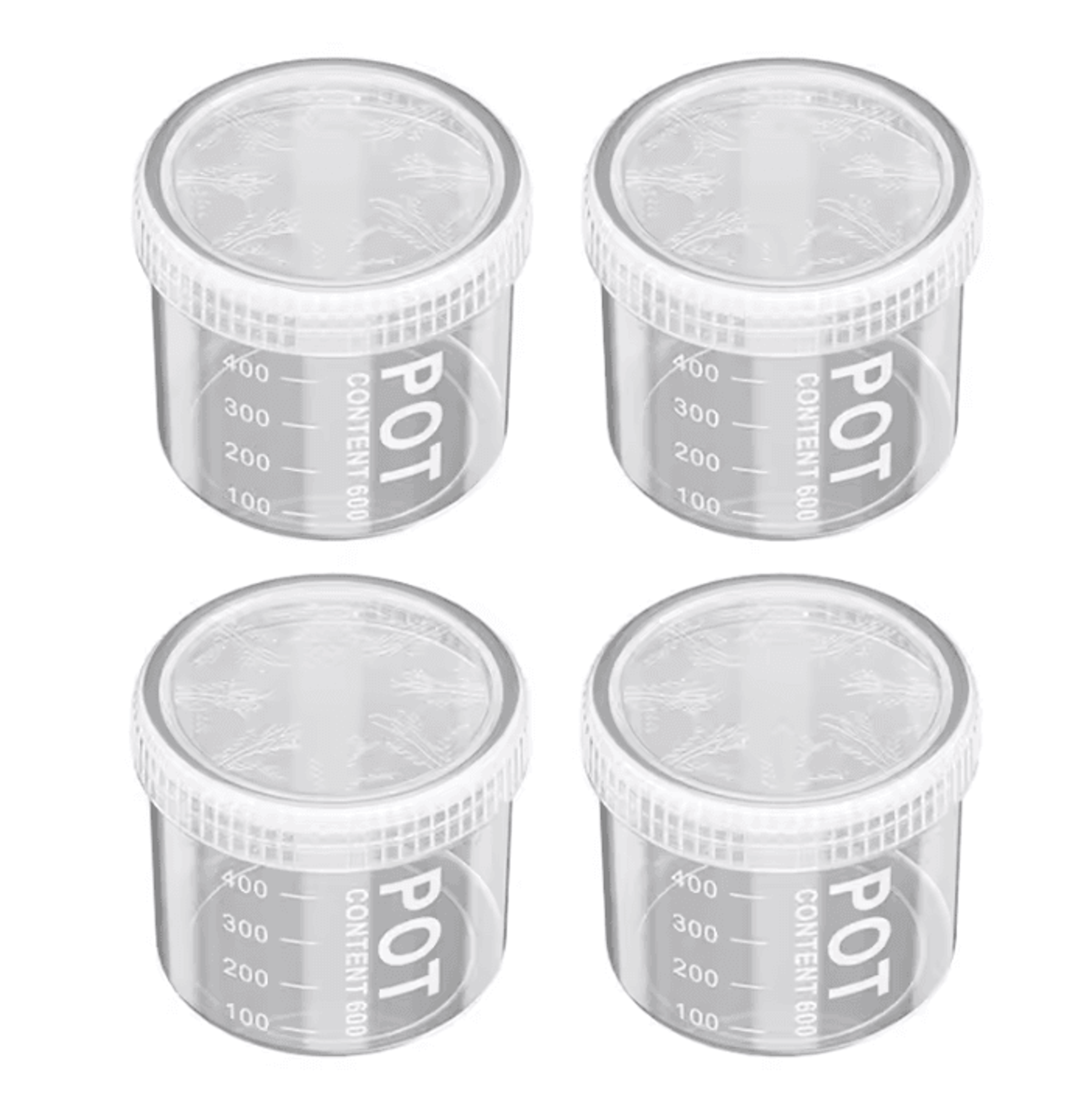Airtight Grain  Spice Storage Container Set With Measurement Marks 7