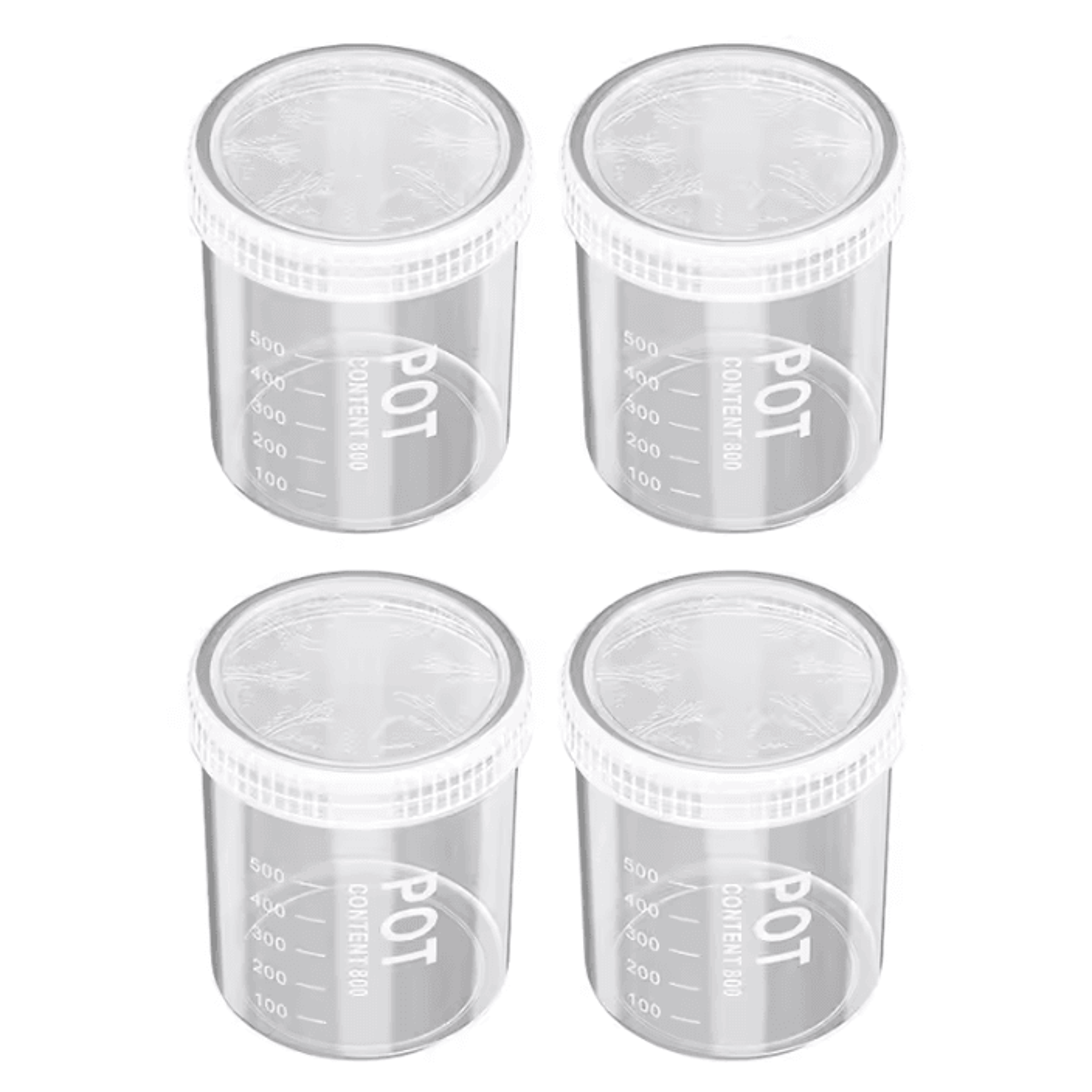 Airtight Grain  Spice Storage Container Set With Measurement Marks 8