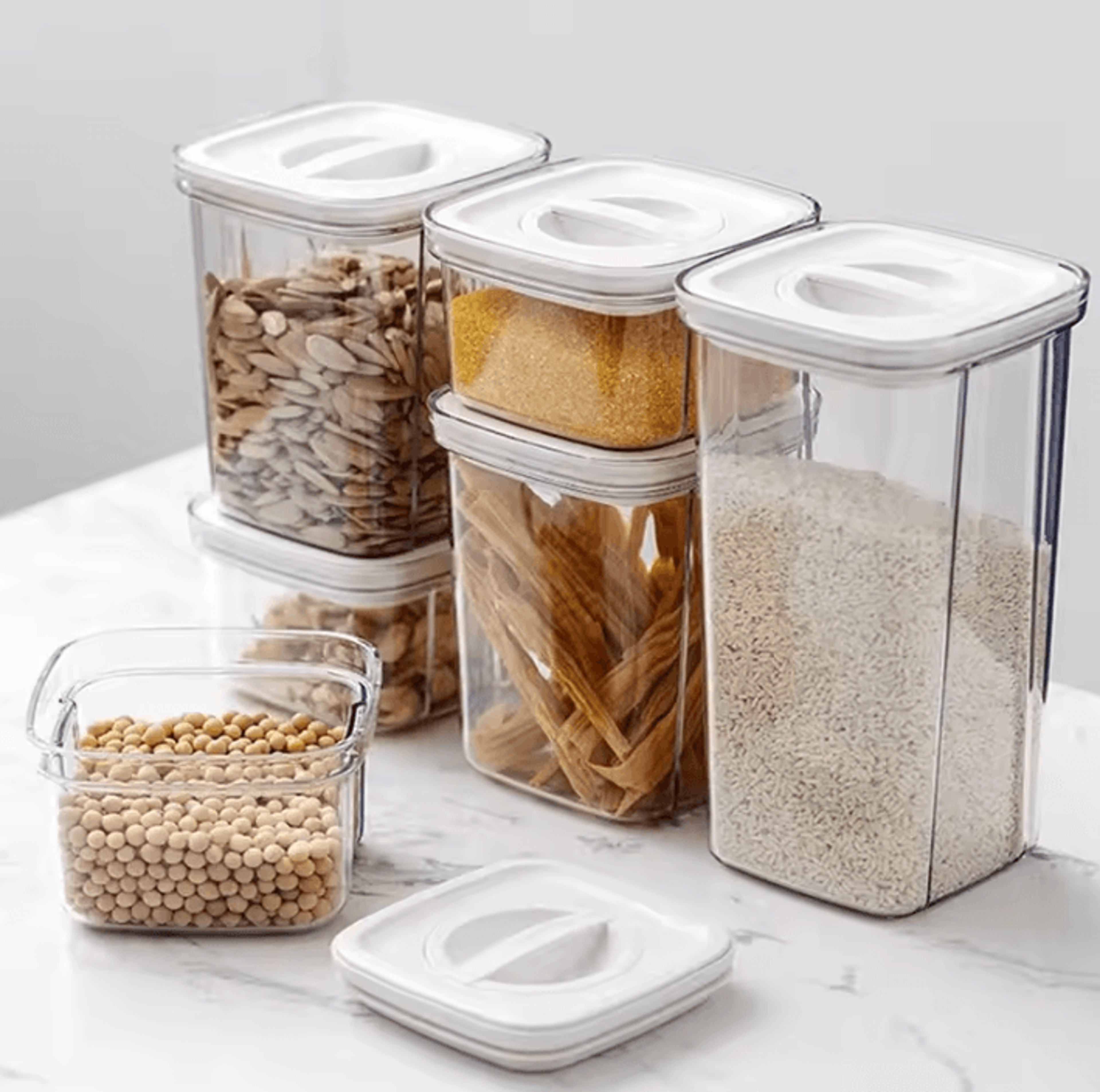Airtight Grain Storage Container Set 0