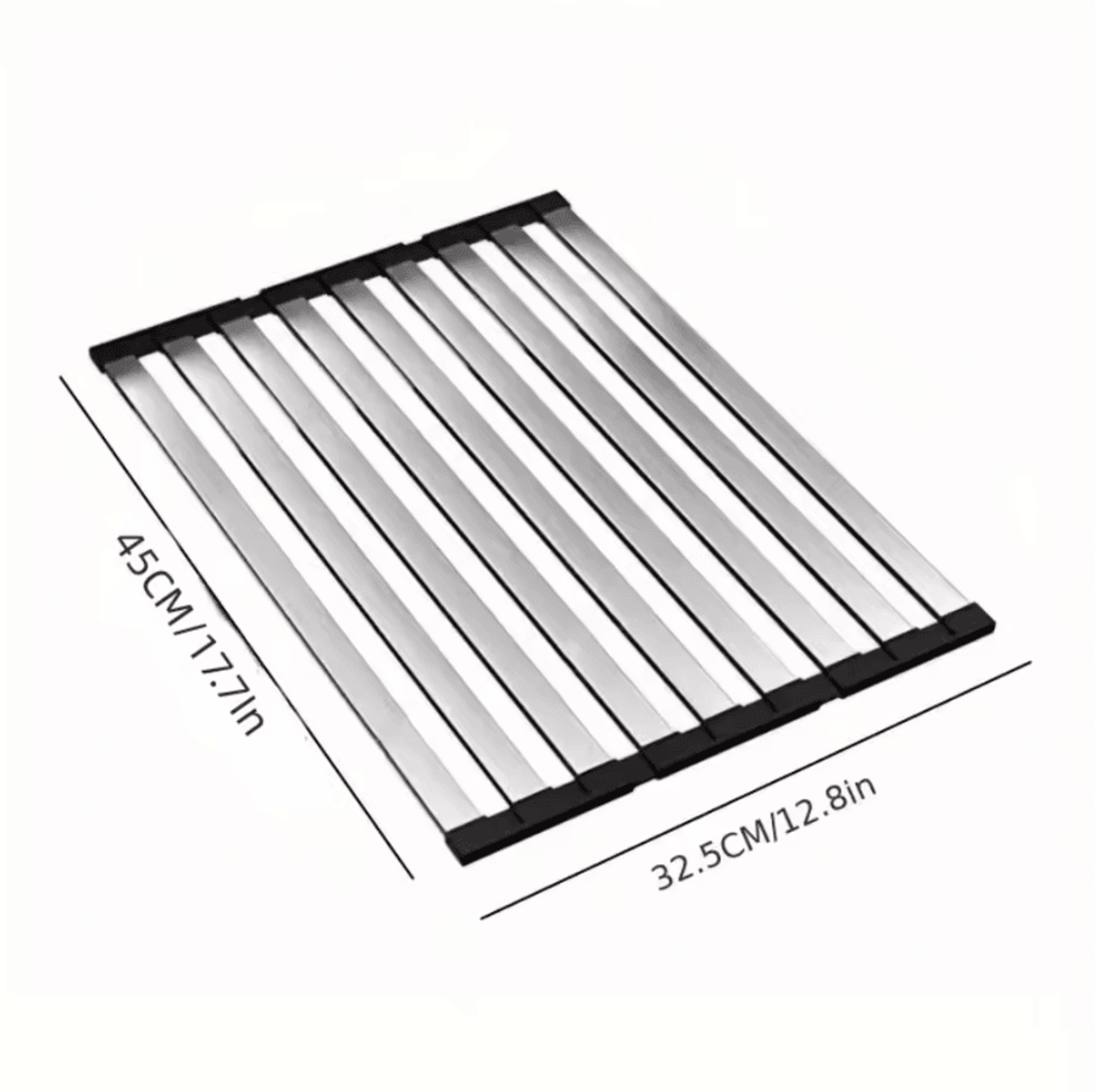 FlexDrain 304 Stainless Steel Expandable Sink Rack 5