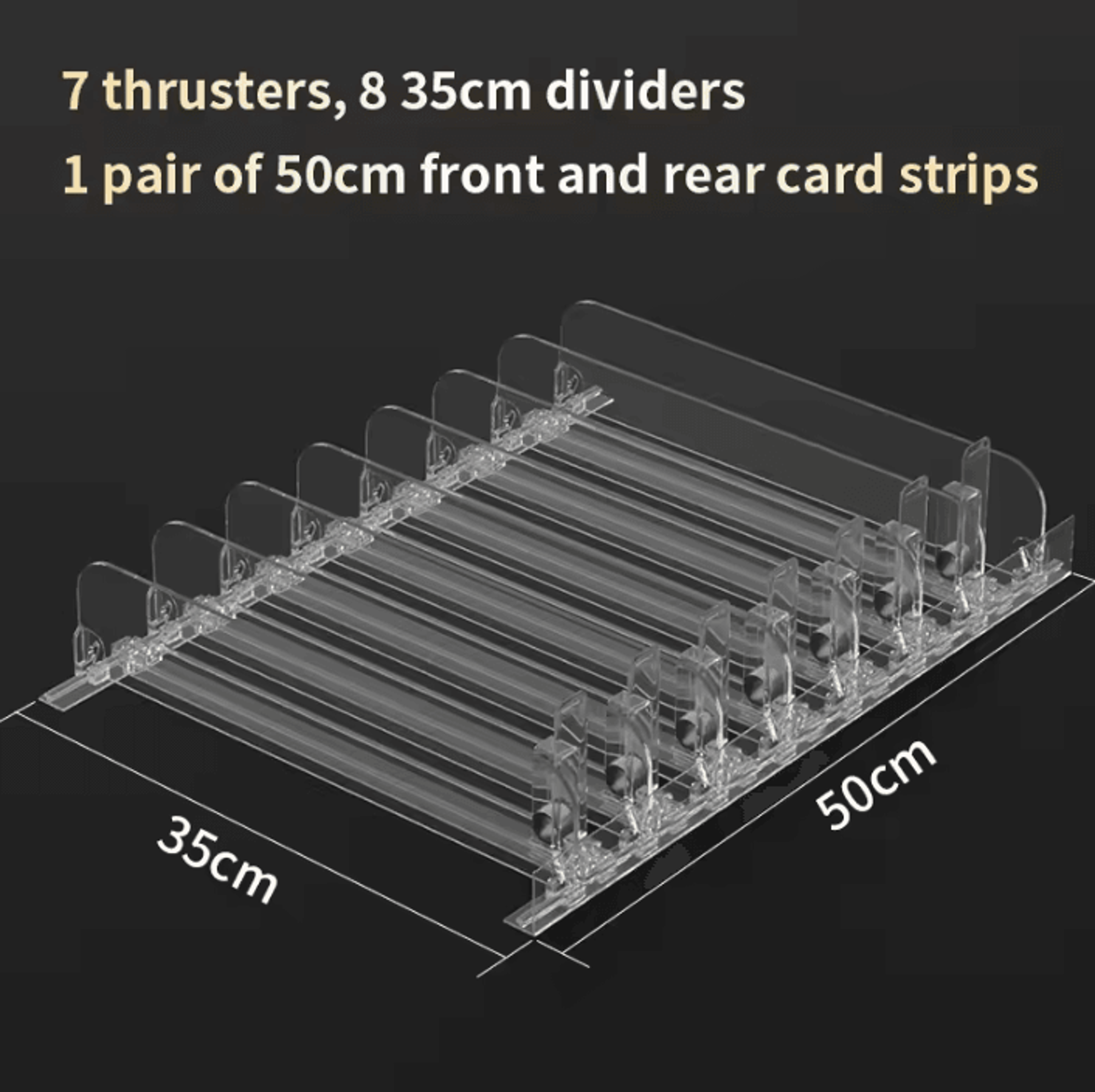 AutoGlide Shelf Pusher Display Organizer 10