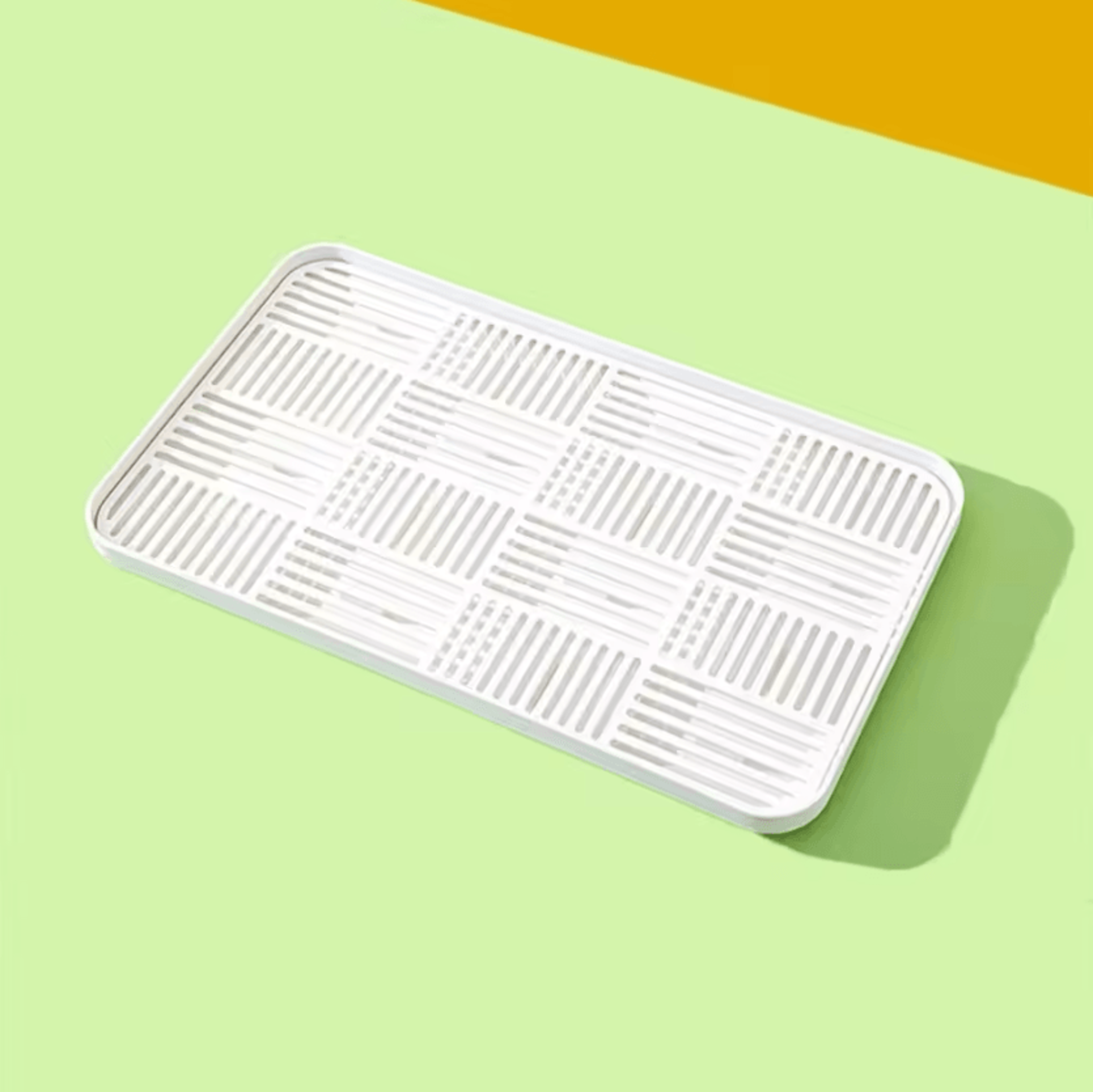 DryEase DoubleLayer Dish Drainer Tray 4
