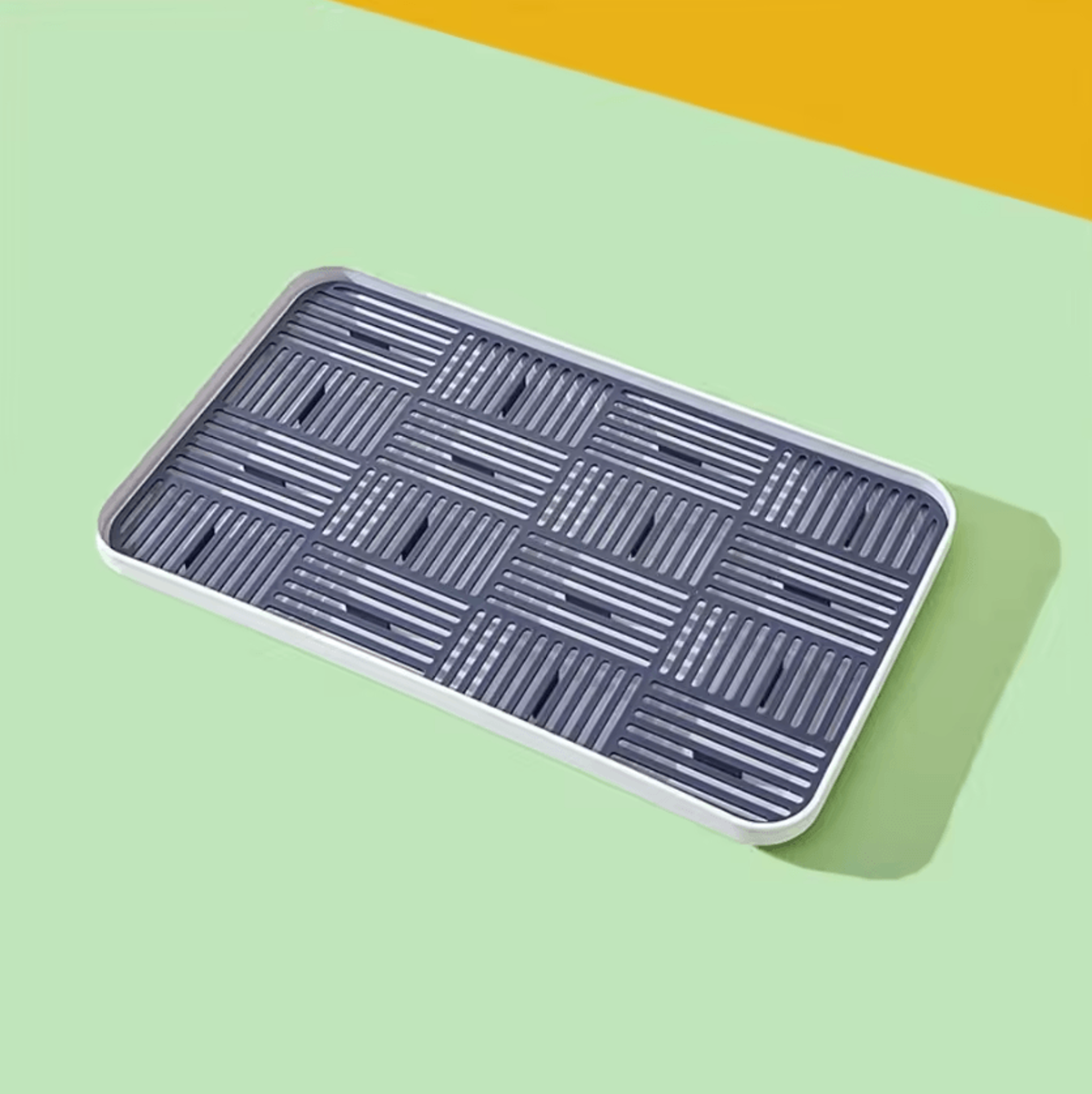 DryEase DoubleLayer Dish Drainer Tray 5