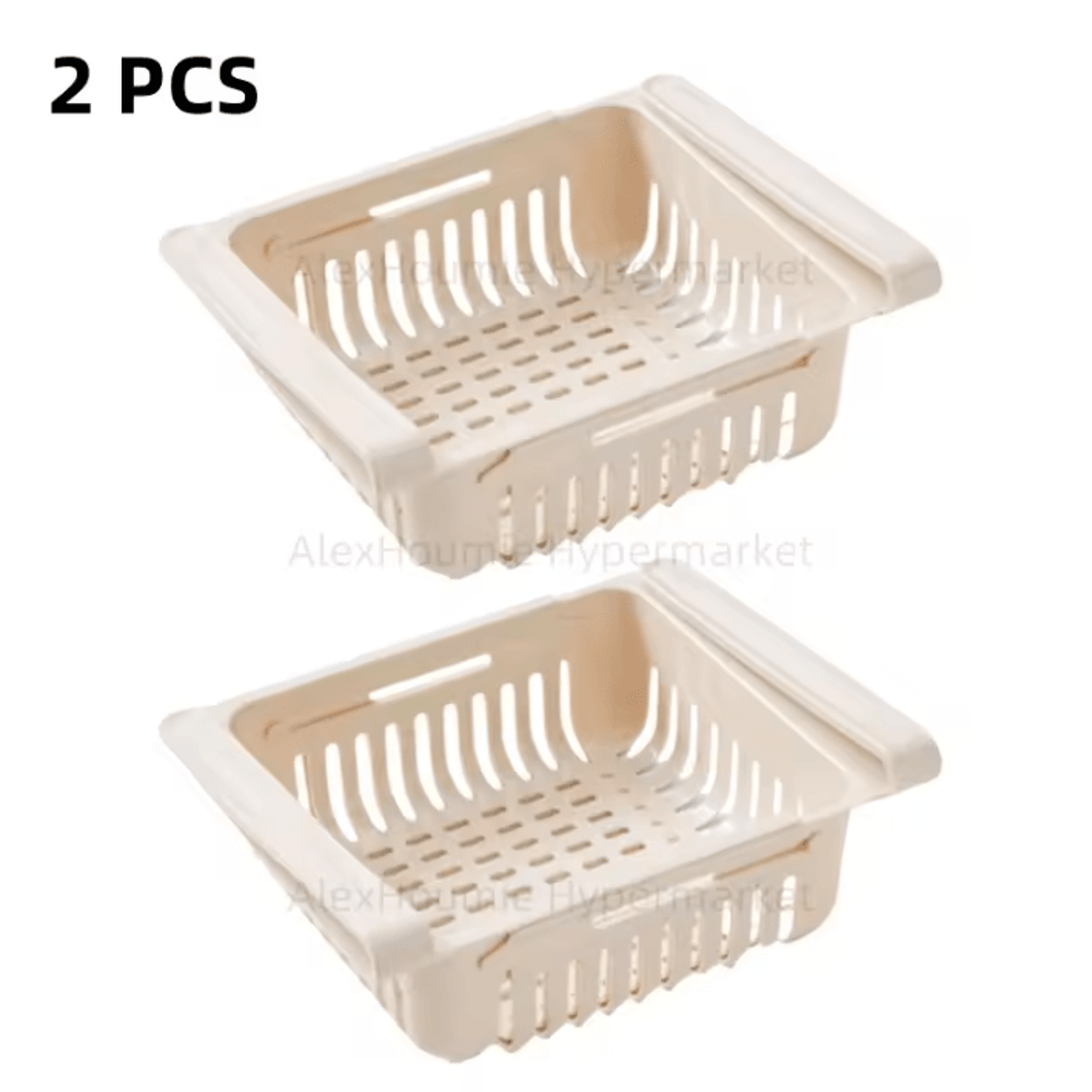 SlideFresh Refrigerator Hanging Drawer Organizer Set 6