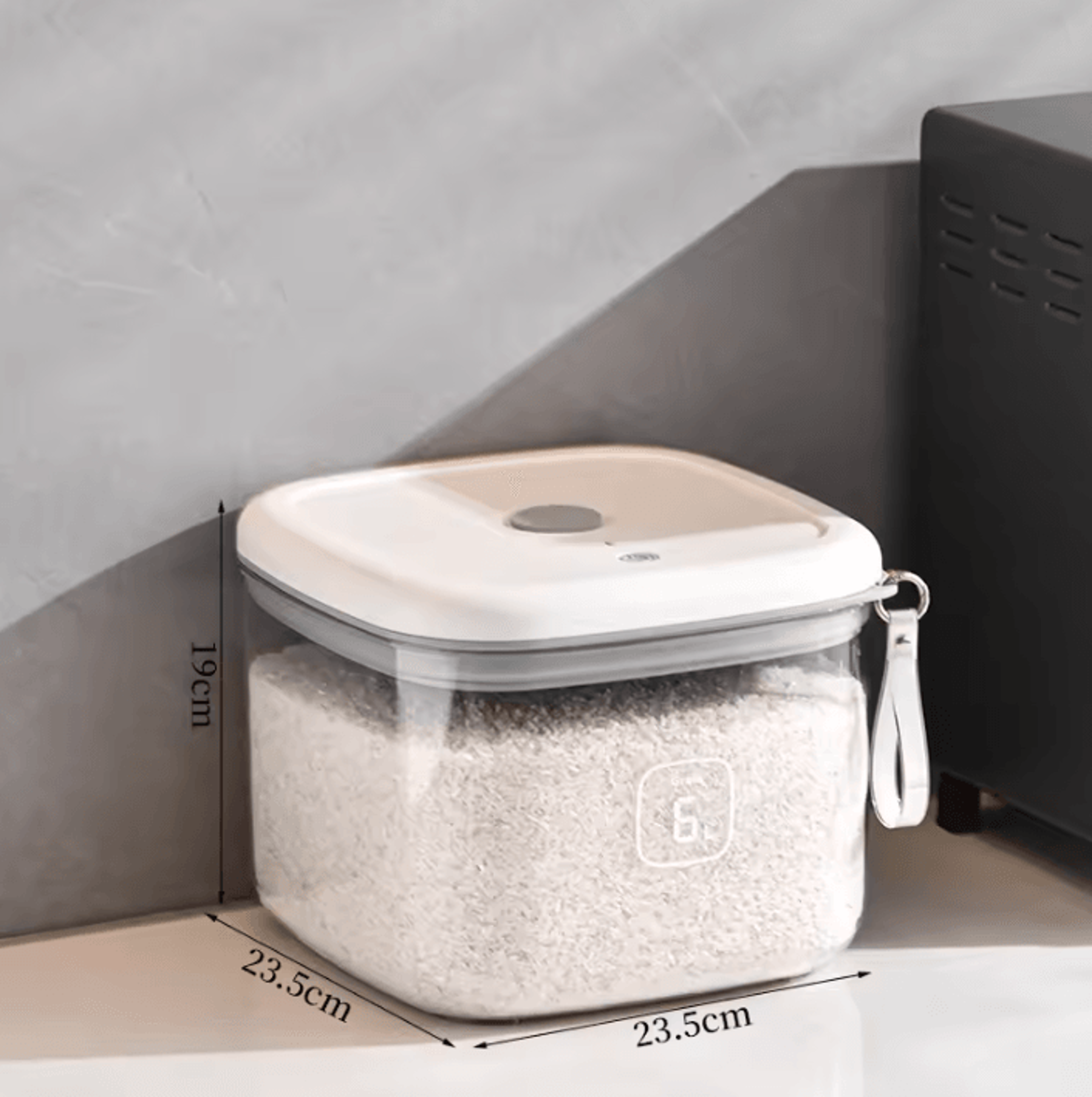 SmartSeal Rice Storage Bin  Airtight LargeCapacity Grain Container 3