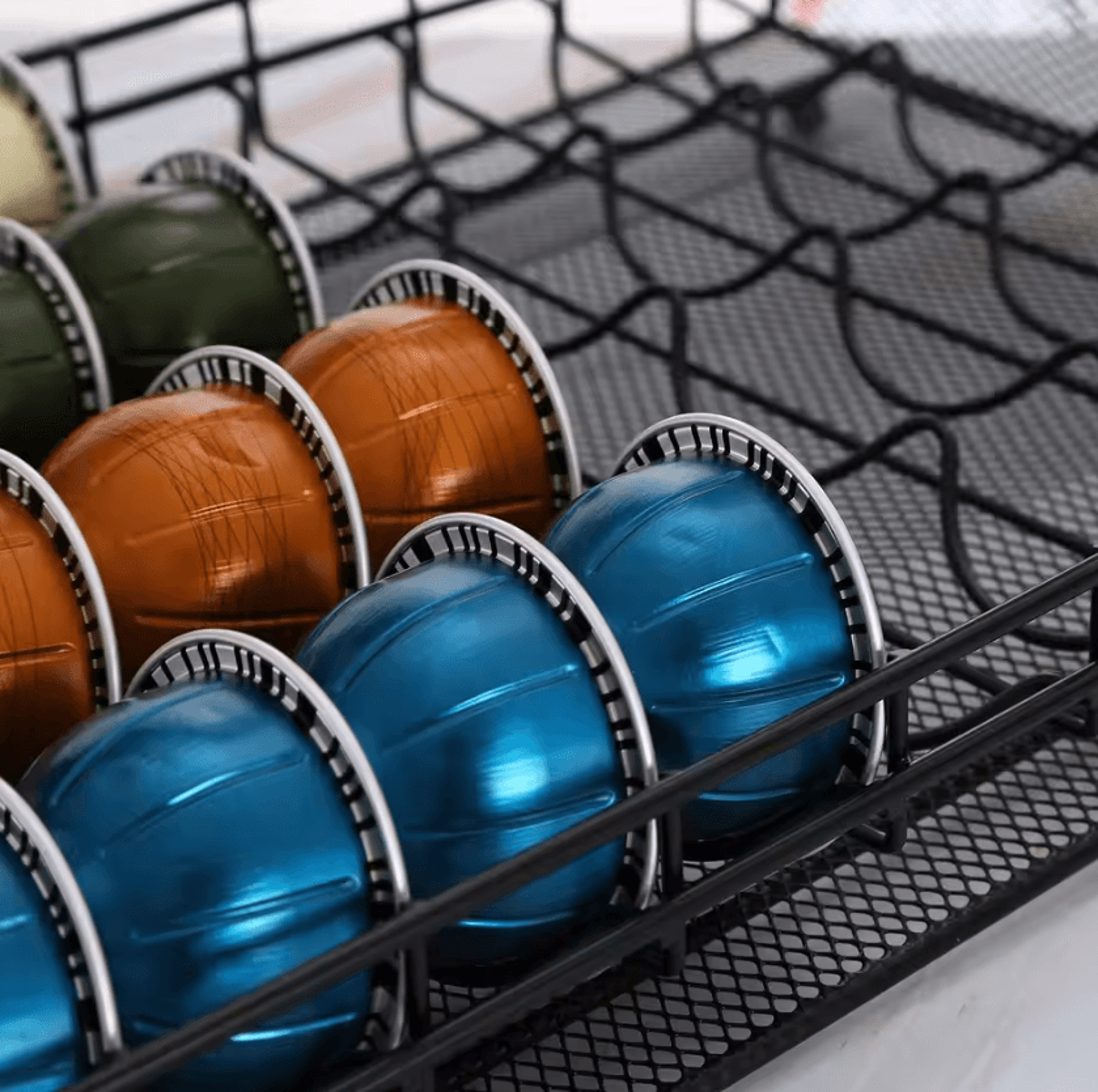 Vertuo Coffee Pod Storage Drawer  40Capsule Metal Organizer 2