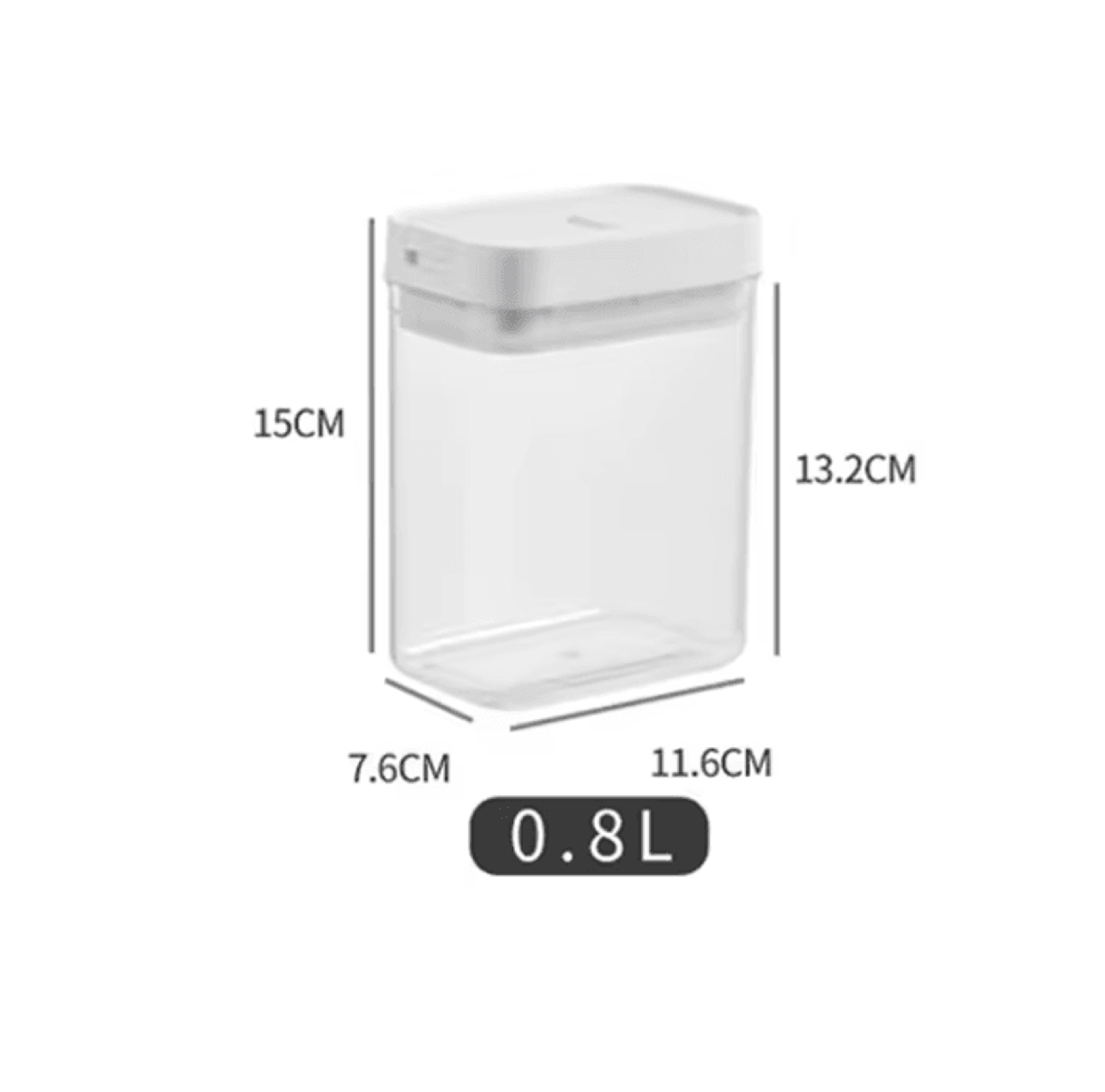Airtight Pasta Storage Container  Transparent Spaghetti  Dry Food Organizer 6