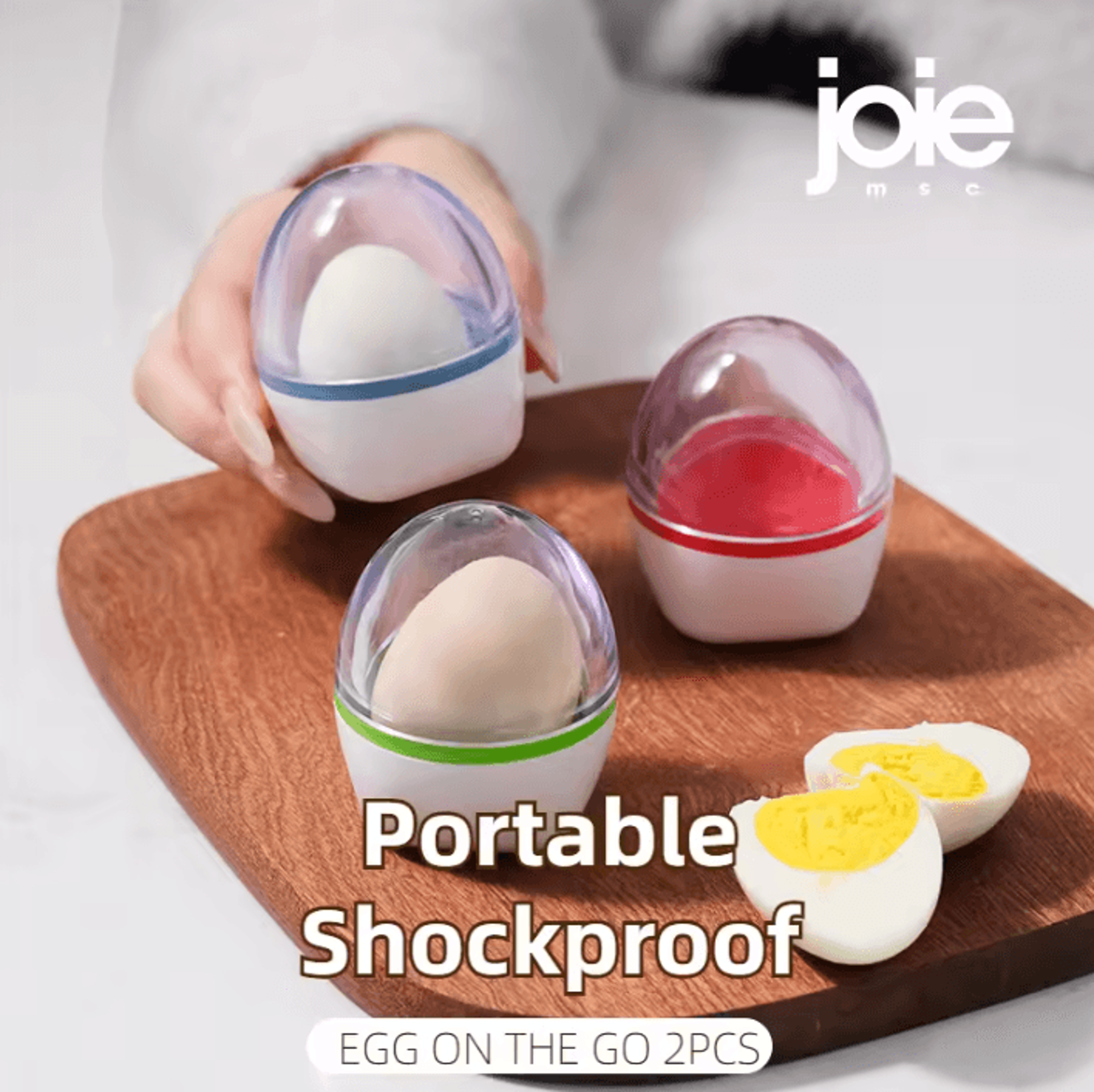 EggSafe Go Portable Shockproof Egg Storage Case Set 0
