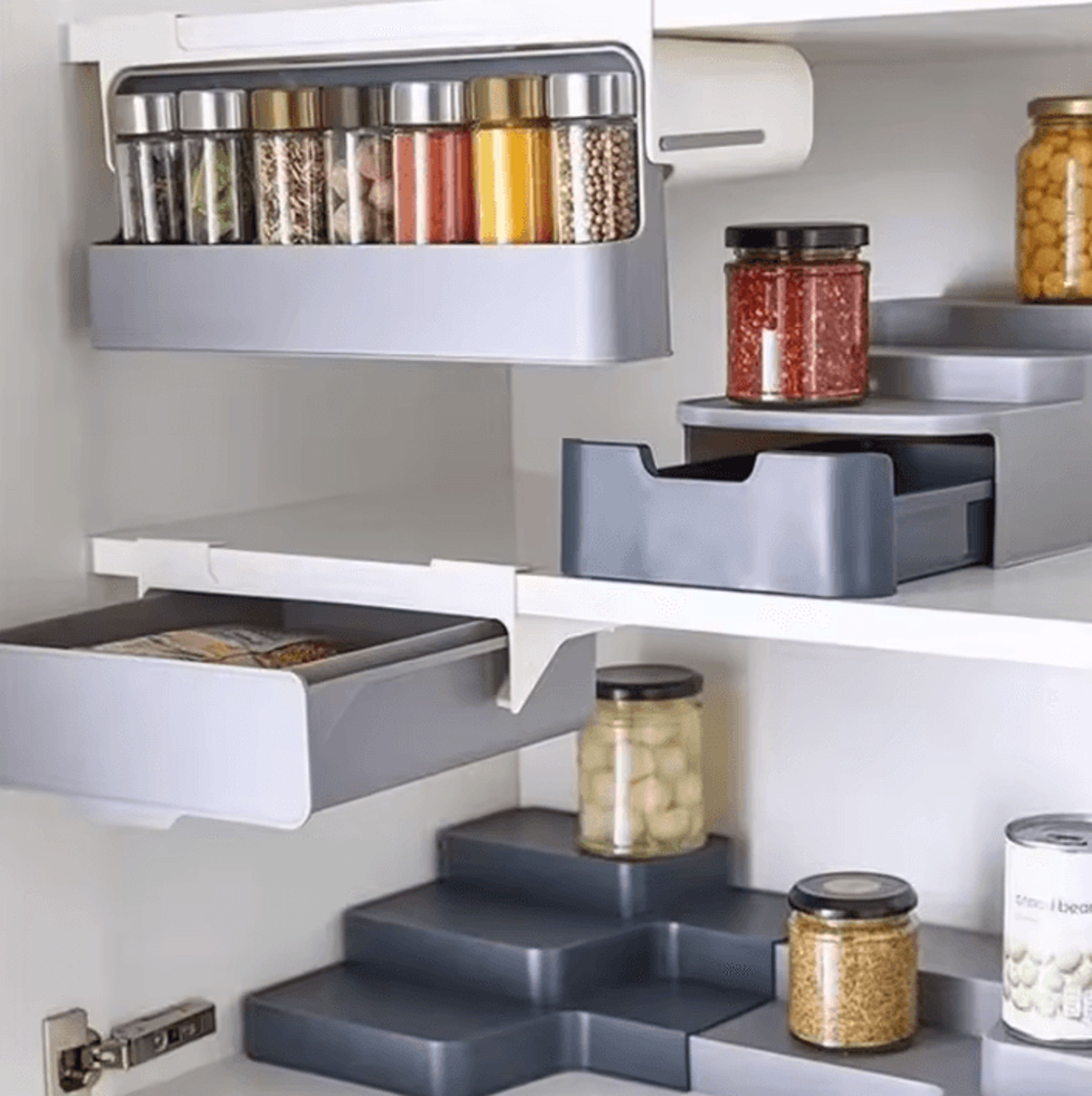 SlideEase UnderShelf Spice Organizer Drawer 2