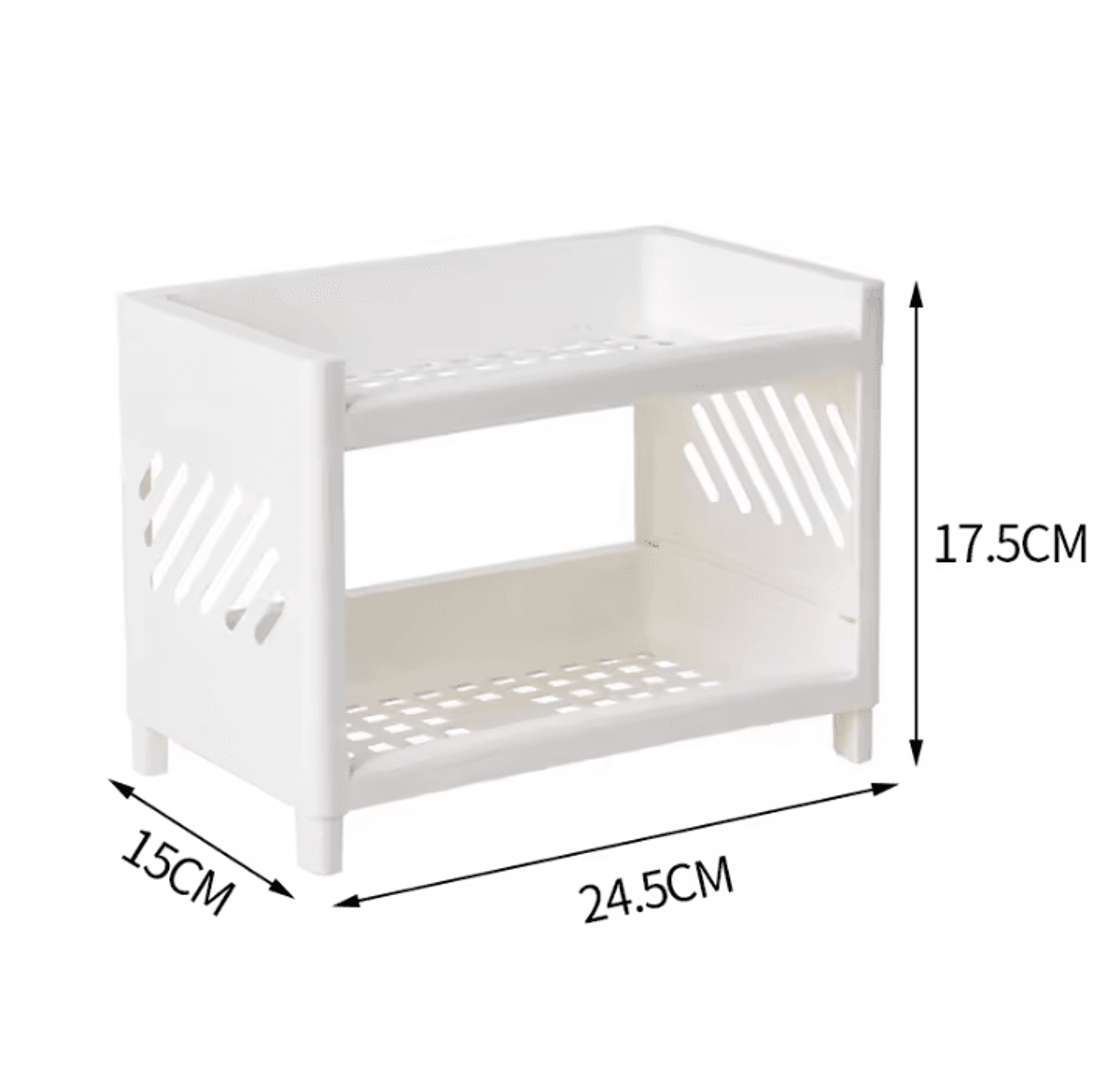 Adjustable Telescopic Storage Rack  Expandable Under Sink  Kitchen Organizer Shelf 6