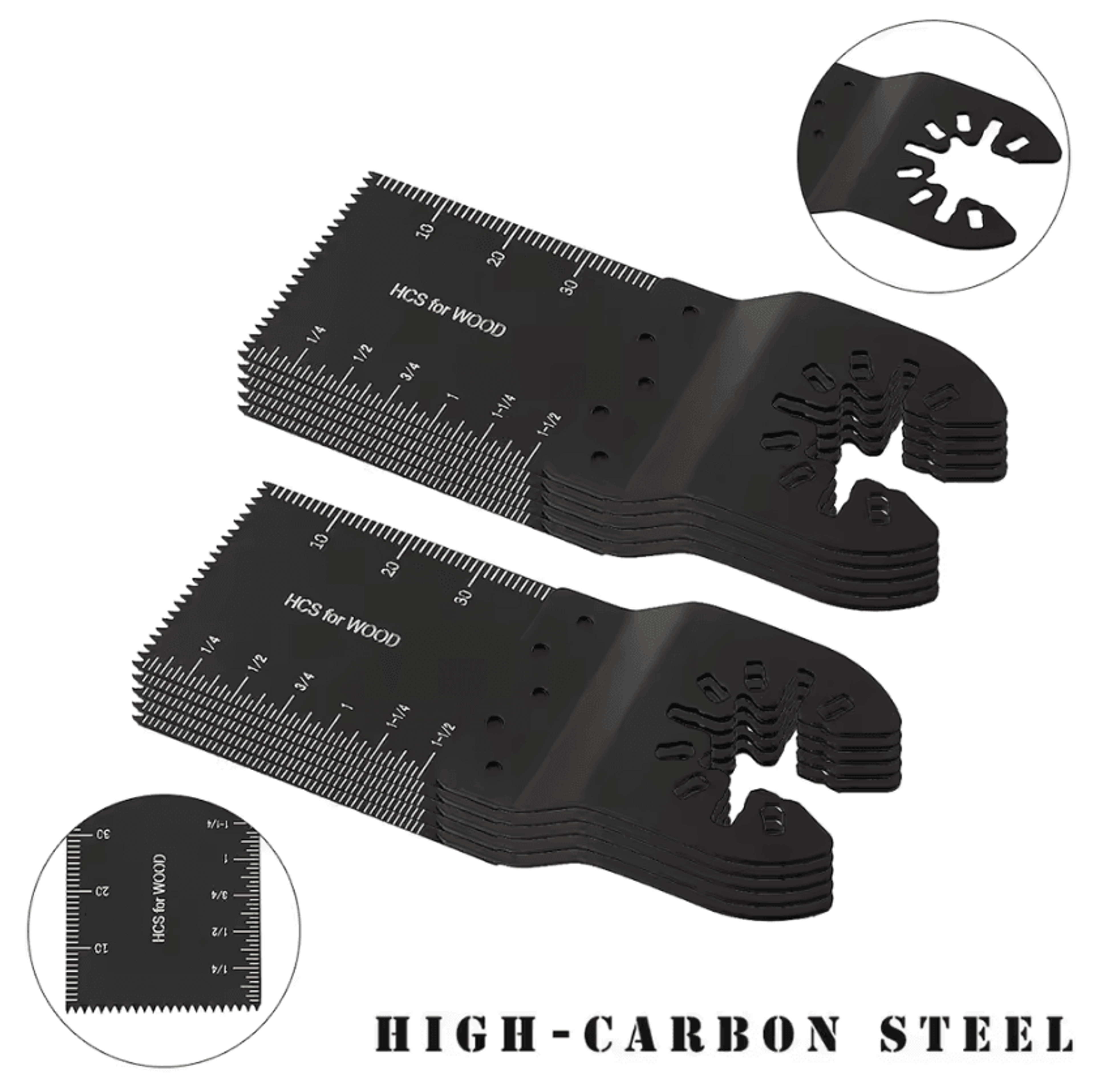 Universal Oscillating MultiTool Saw Blade Set For Wood  Precision Cutting 1
