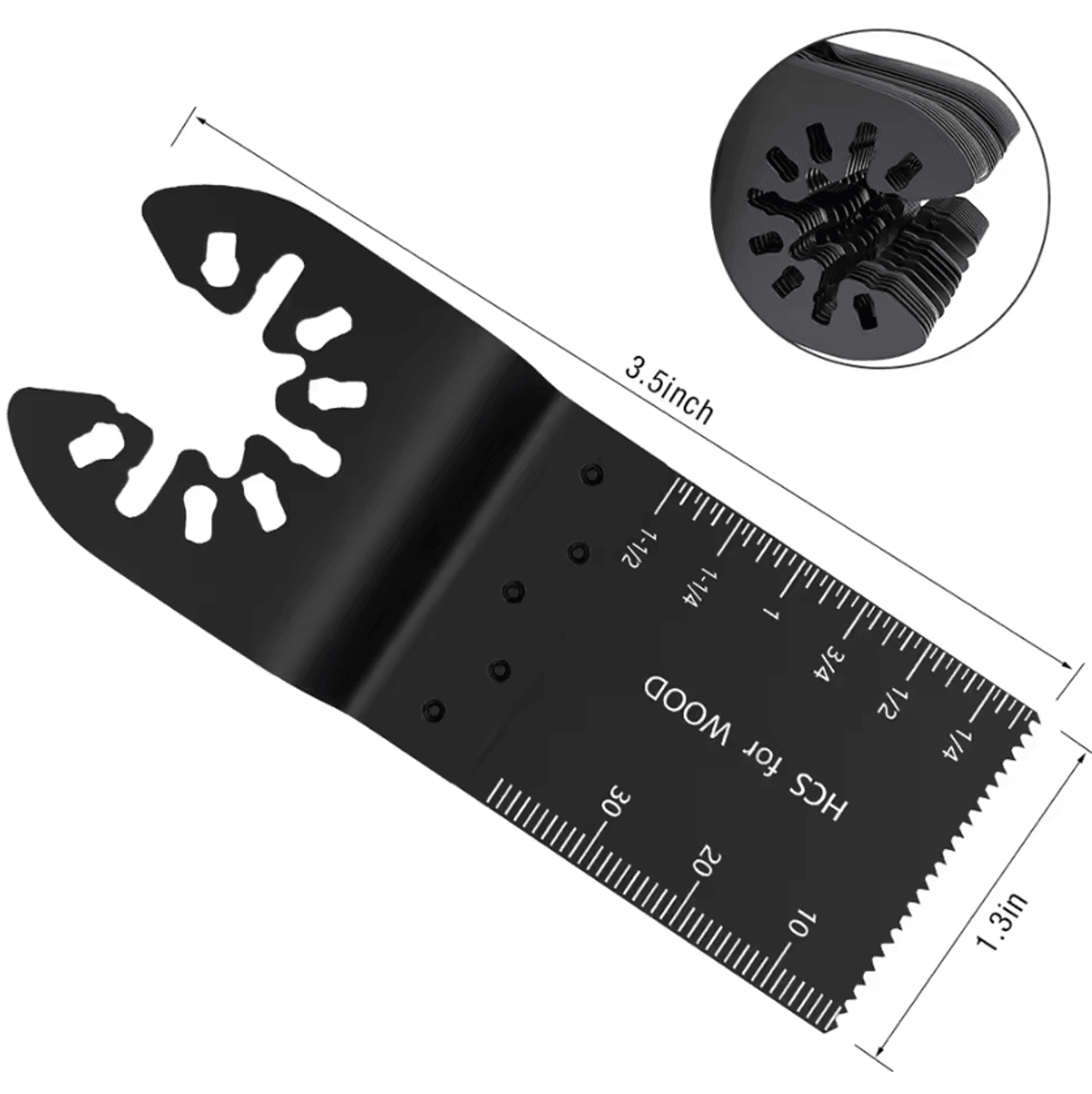 Universal Oscillating MultiTool Saw Blade Set For Wood  Precision Cutting 2