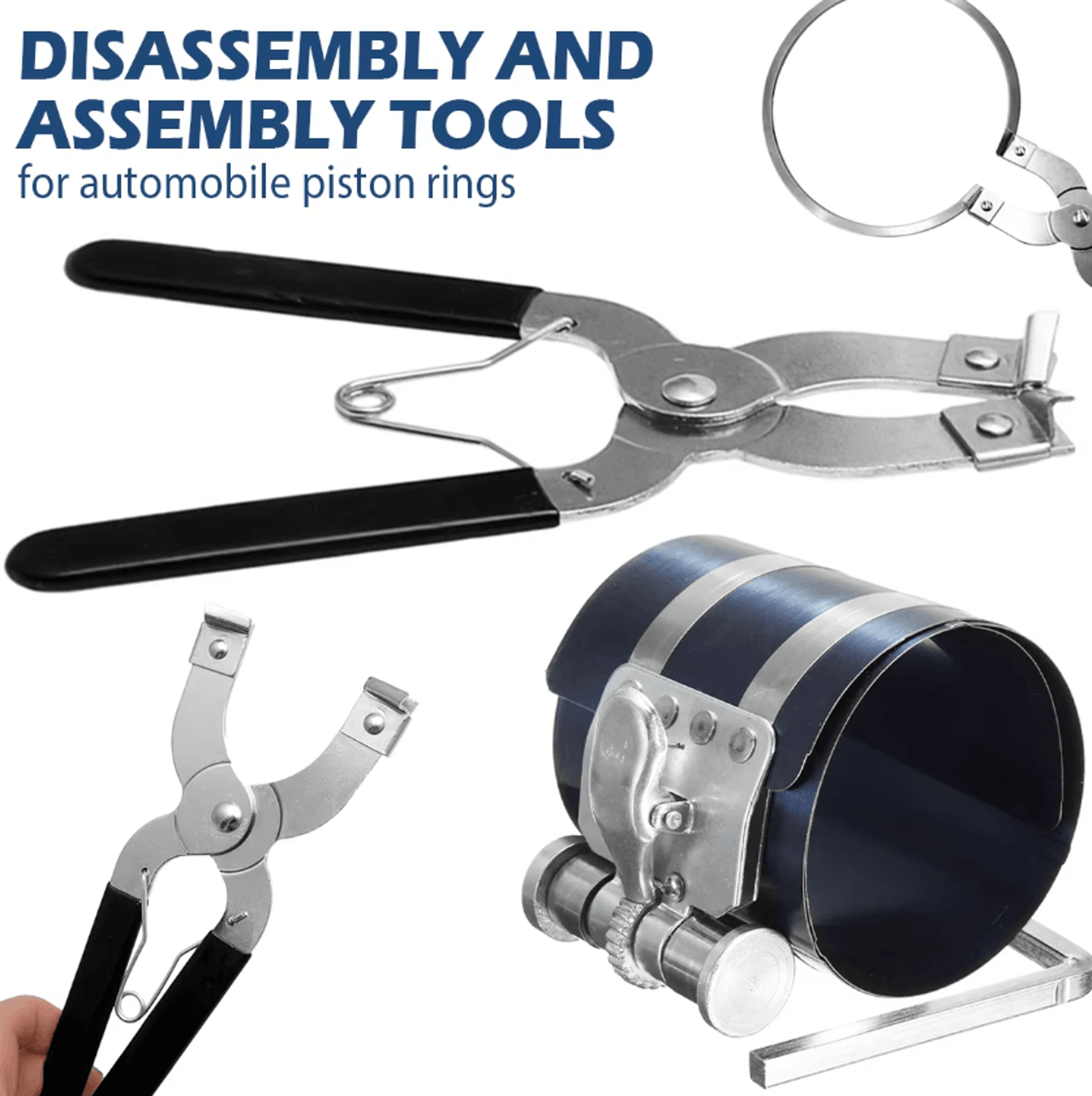 Adjustable Piston Ring Installer Pliers For Fast  Safe Engine Assembly 0