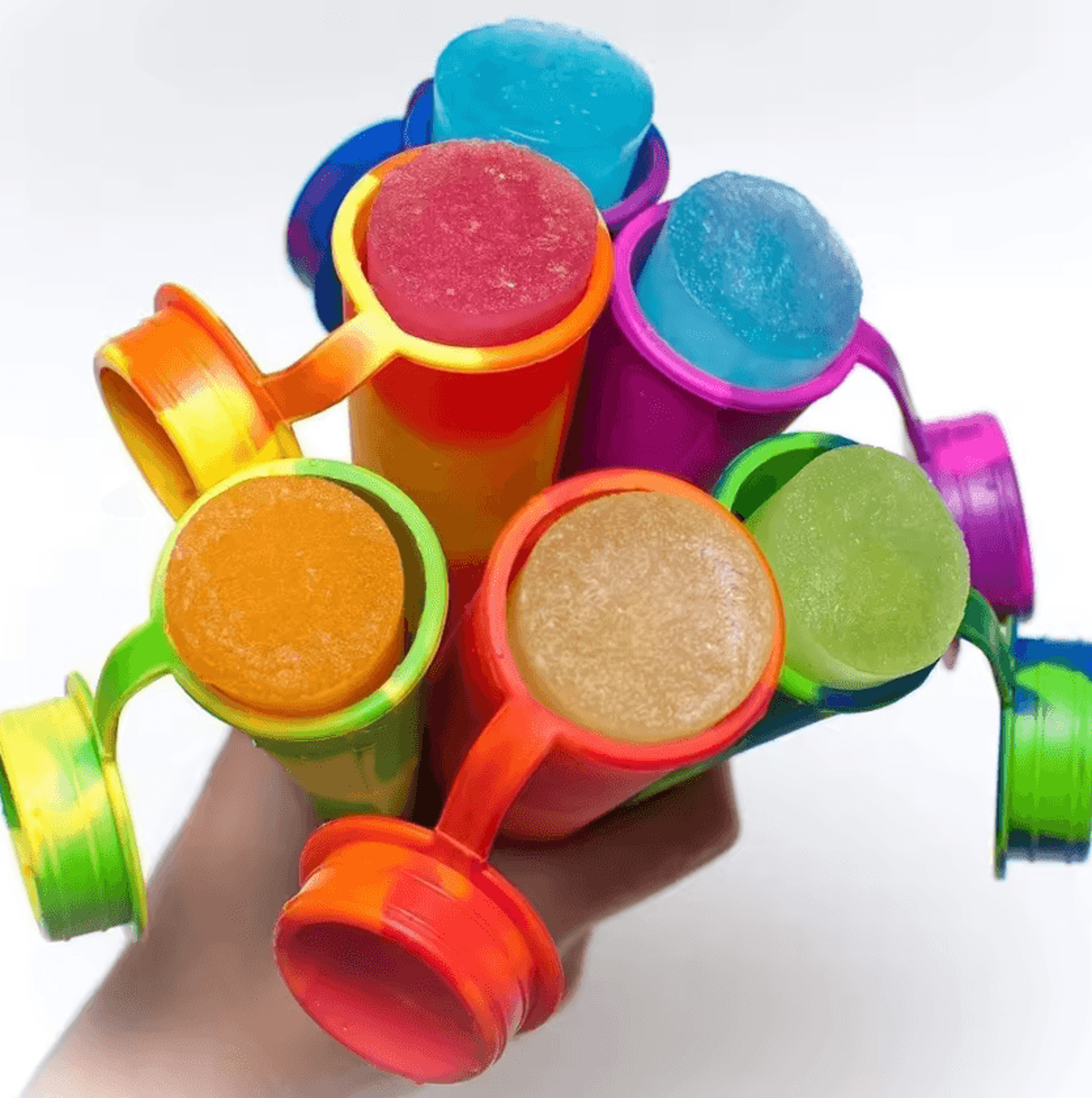 6Piece Silicone Popsicle Mold Set For Homemade Frozen Treats 2