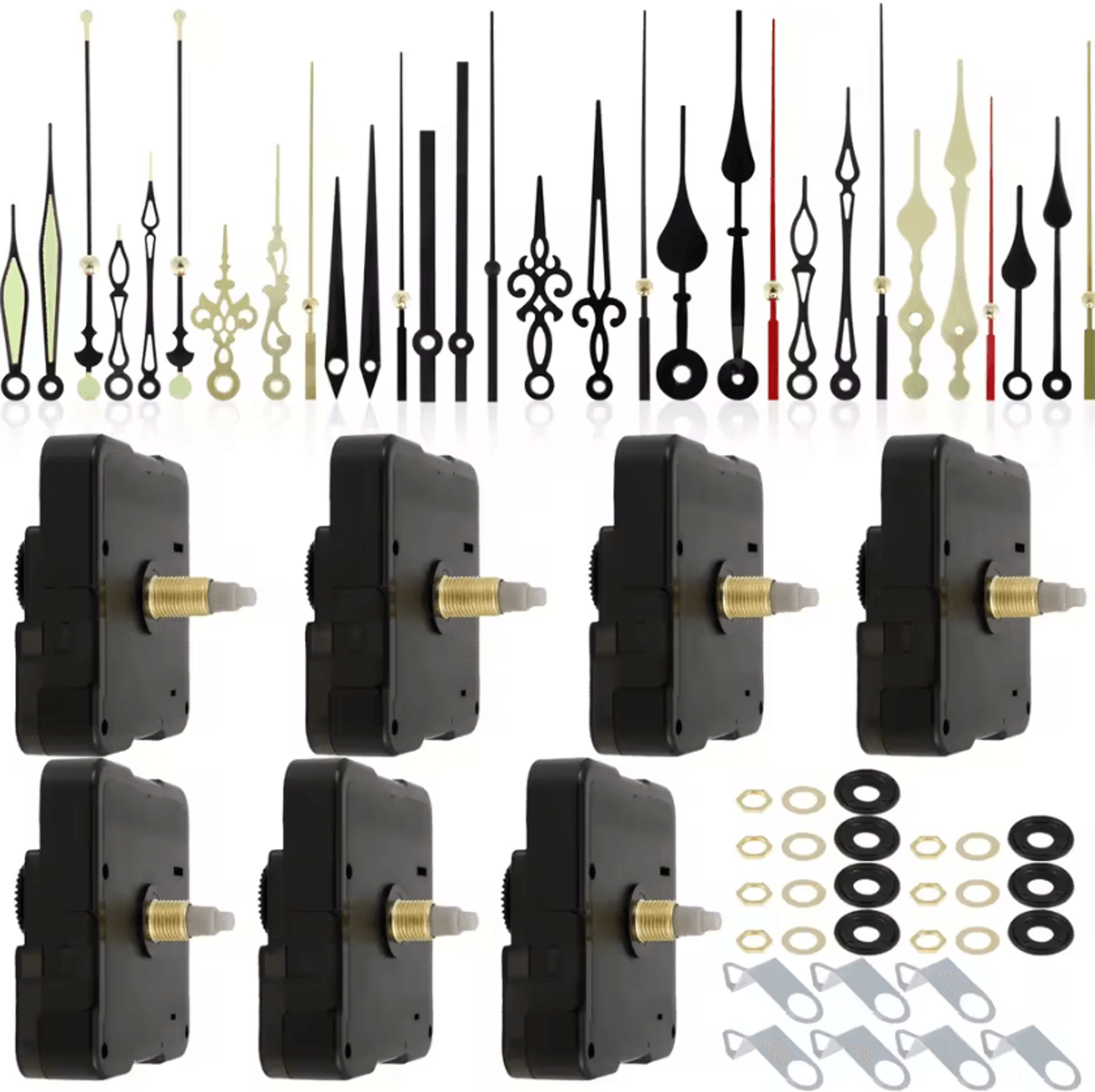 Silent Quartz Clock Movement Kit With 10 Styles Of DIY Clock Hands 4