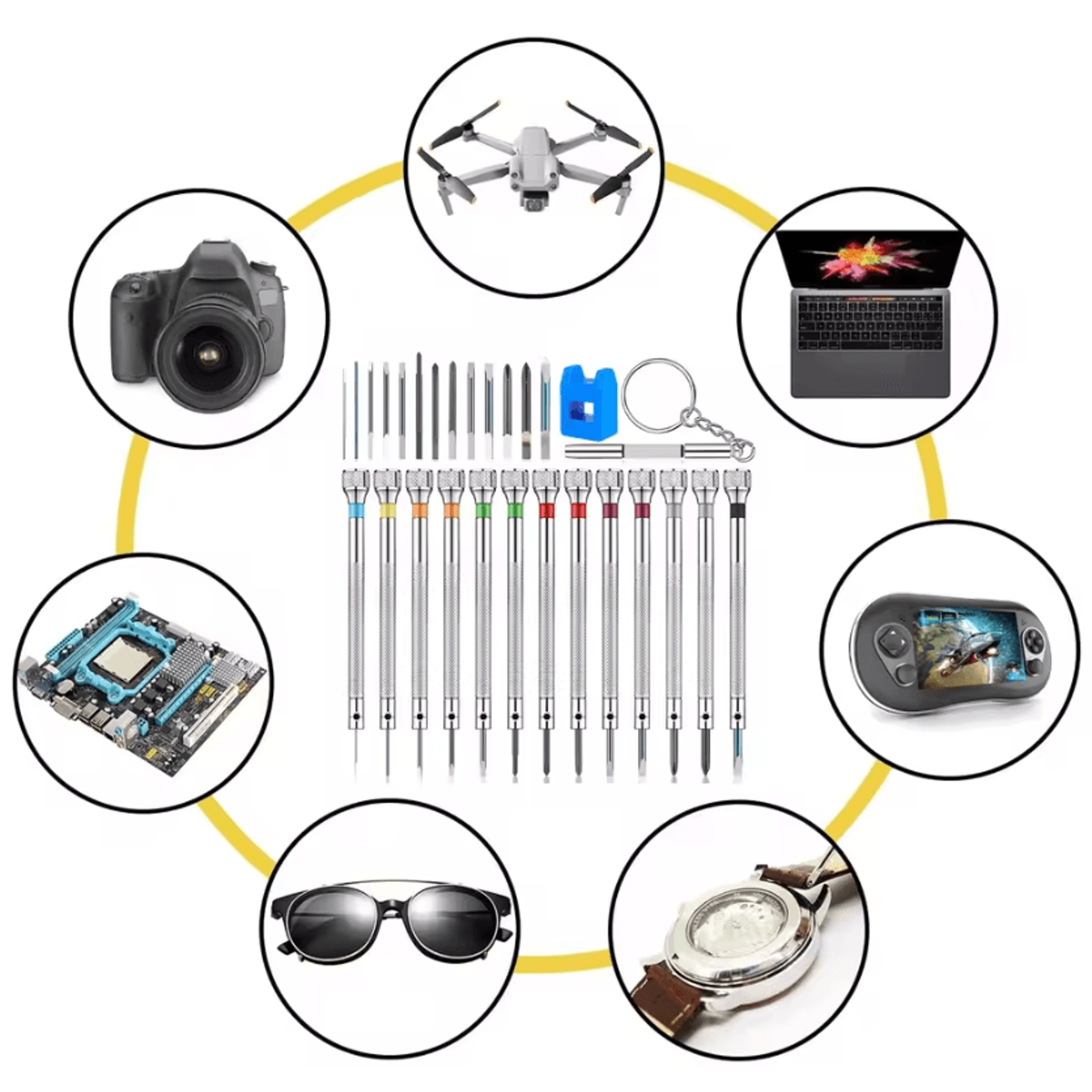 Professional Precision Screwdriver Set 0620mm Micro Screwdriver Kit For Watch  Electronics Repair 3