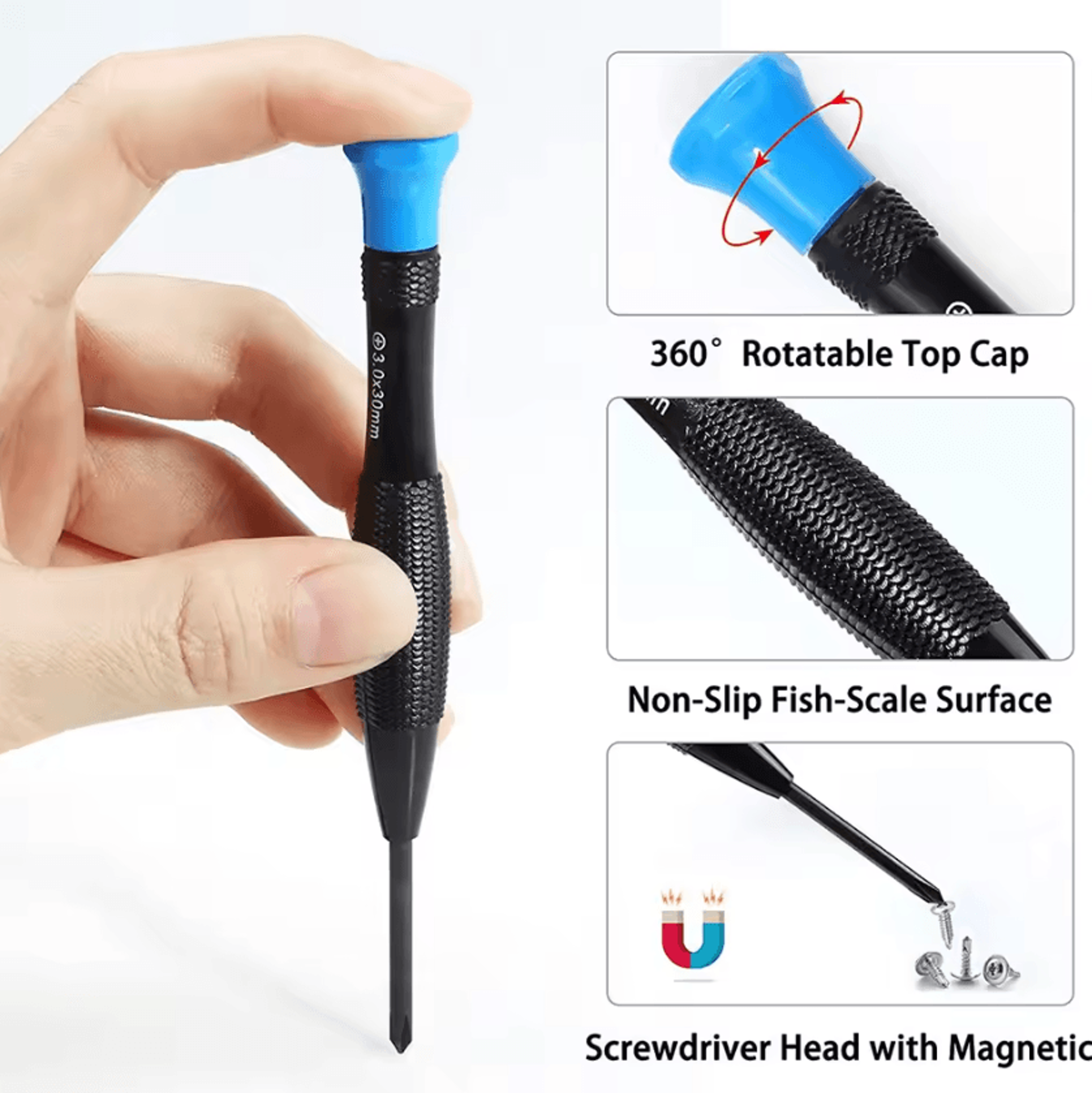 Magnetic Precision Screwdriver Set Mini Repair Tool Kit For Phones Watches Eyeglasses And Electroni 1