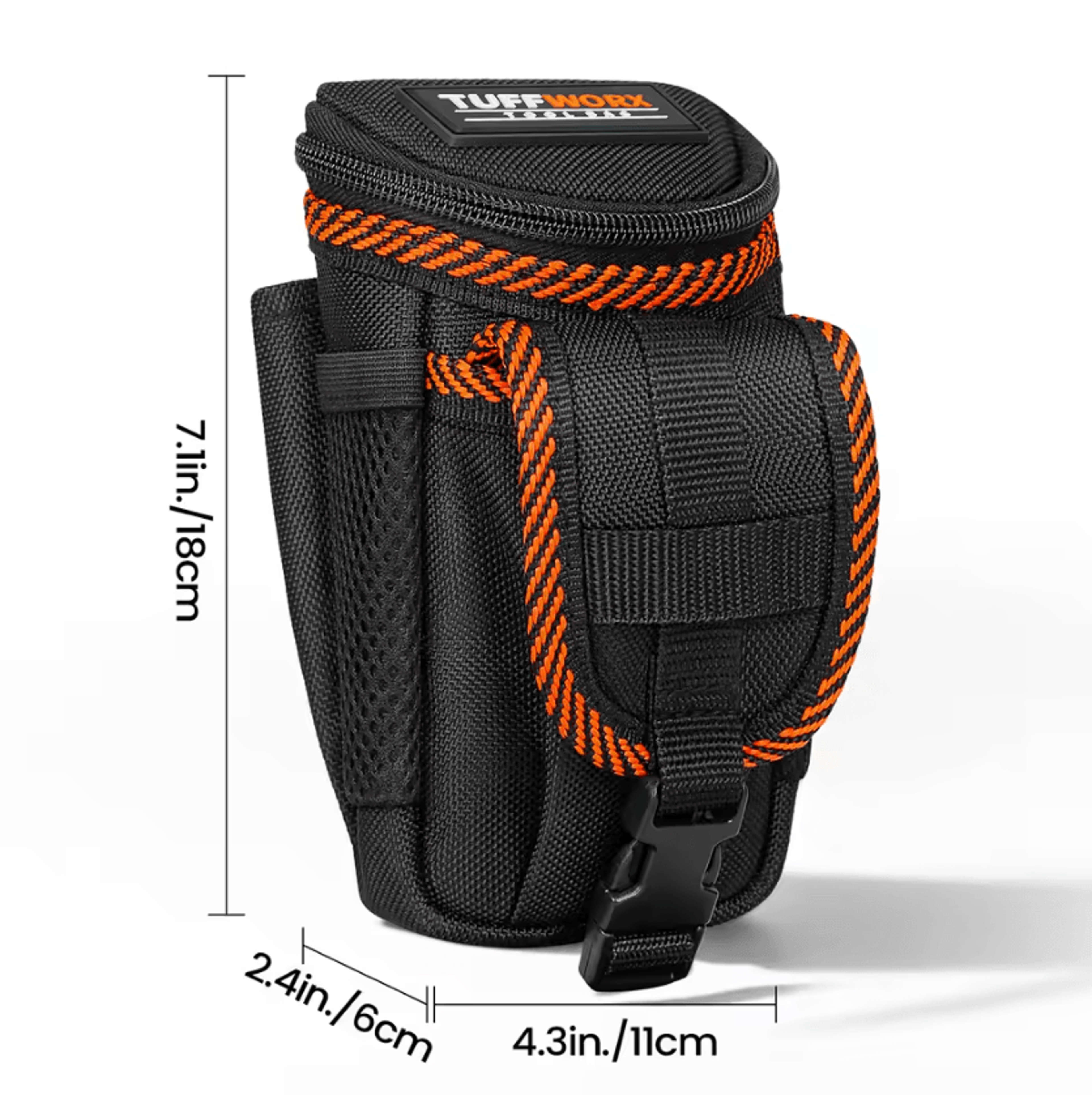 Small Tool Pouch With Belt Clip Mini Tool Belt Organizer For Electricians And Contractors 5