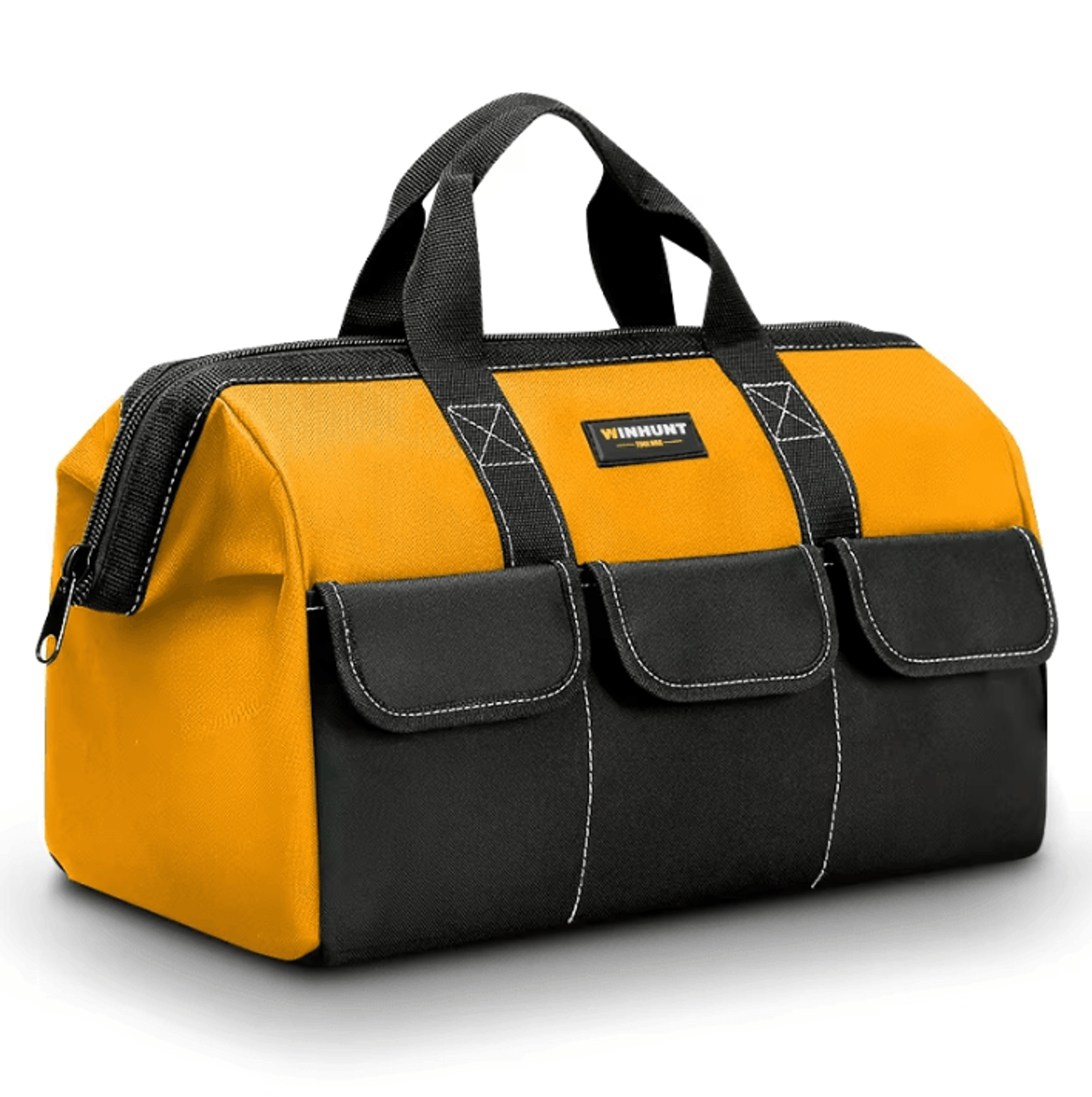 Heavy Duty Wide Mouth Tool Bag With Multi Pocket Storage For Electricians Carpenters And Mechanics 3