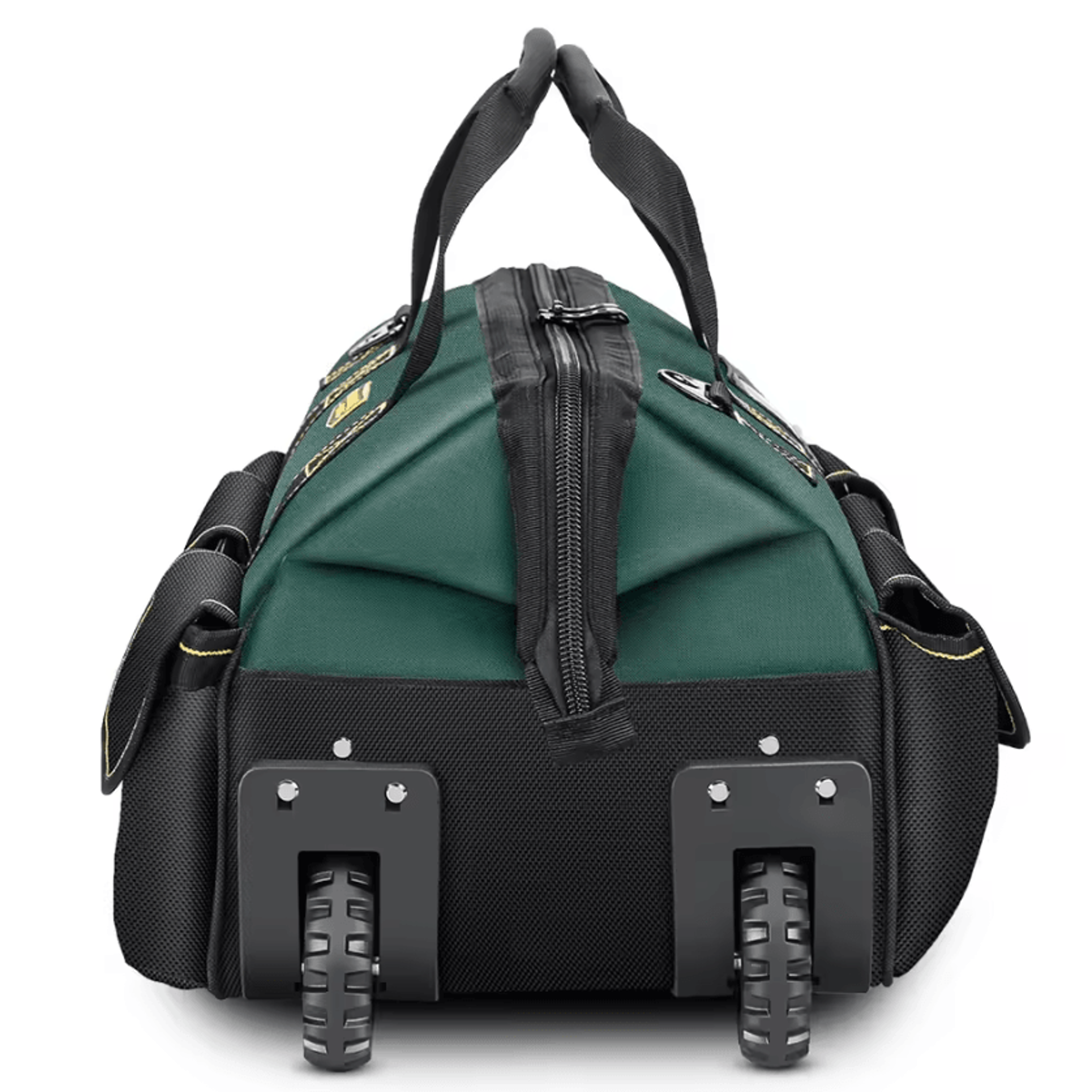 Heavy Duty Rolling Tool Bag With Wheels And Pull Rod For Electricians And Contractors 4