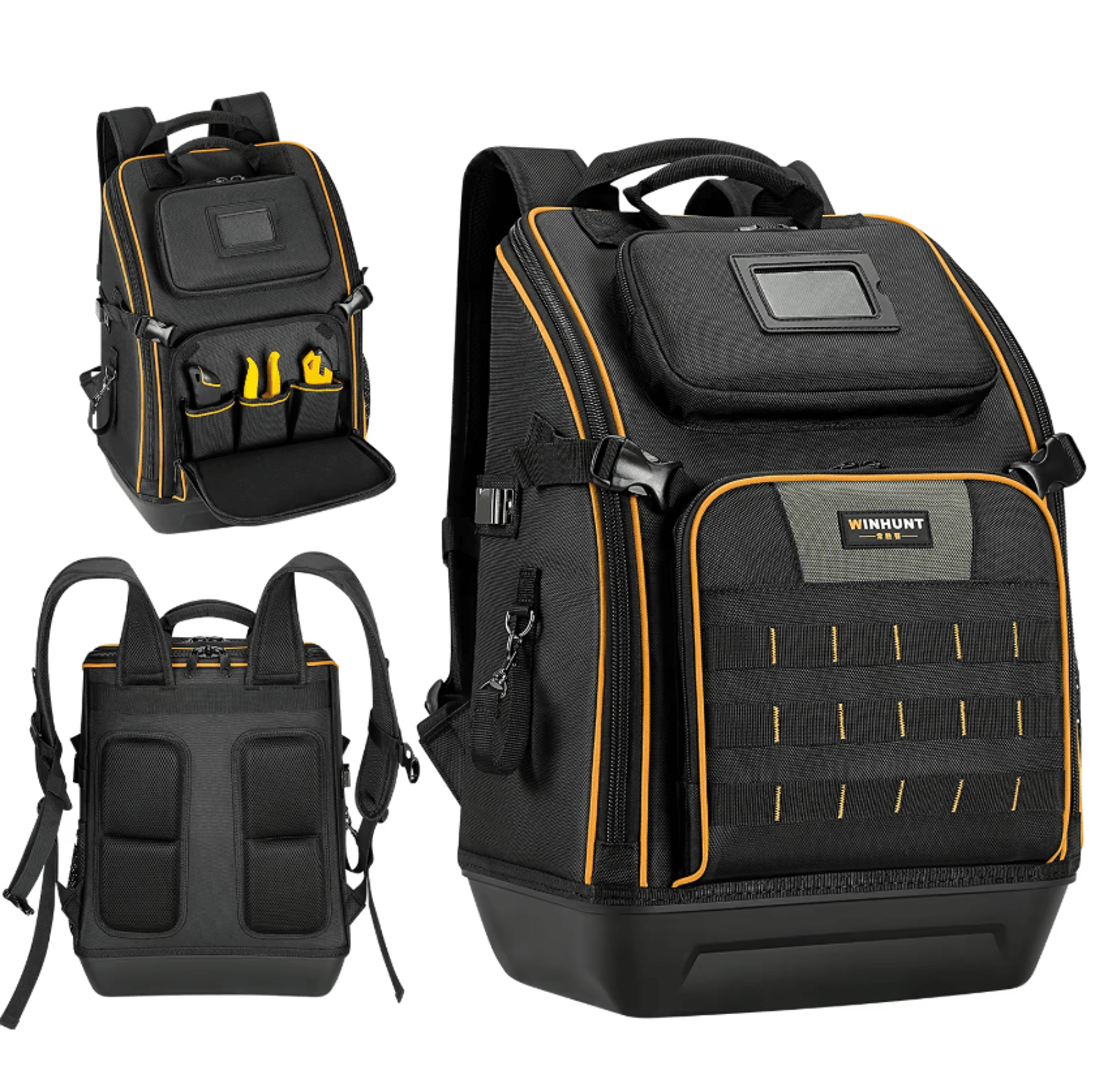 Tool Station Pro Heavy Duty Tool Backpack With Molded Bottom And Large Interior 1