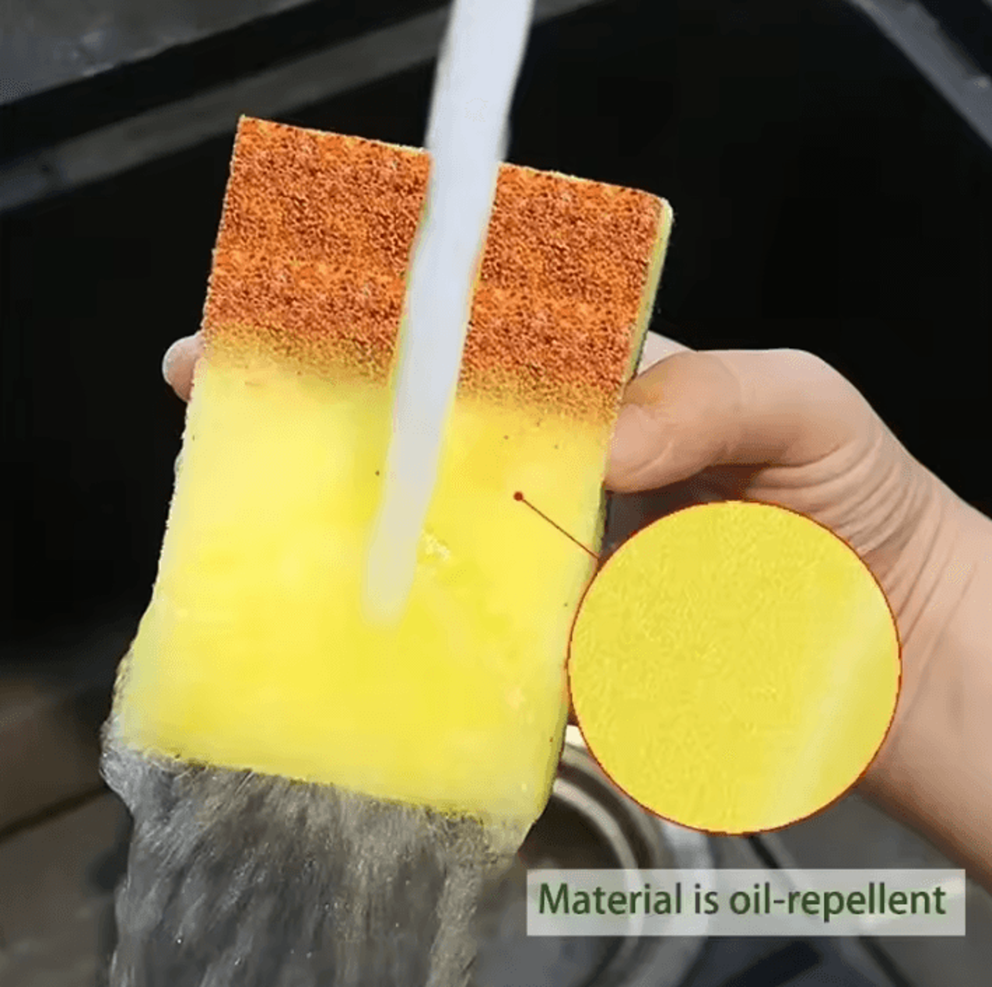 Soft Dishwashing Sponge Scrubber For Kitchen Cleaning And Non Scratch Dish Washing 2