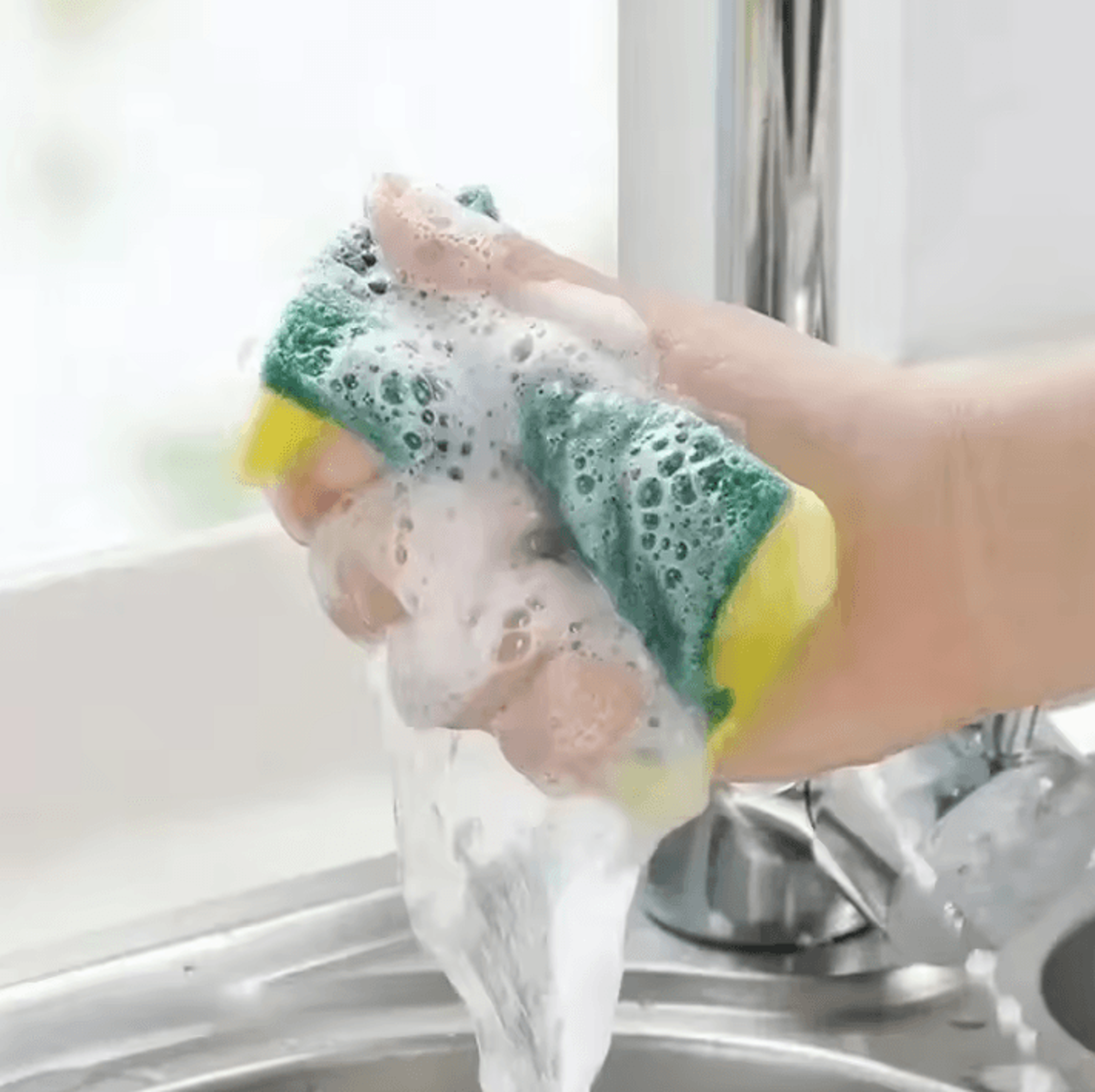 Soft Dishwashing Sponge Scrubber For Kitchen Cleaning And Non Scratch Dish Washing 3