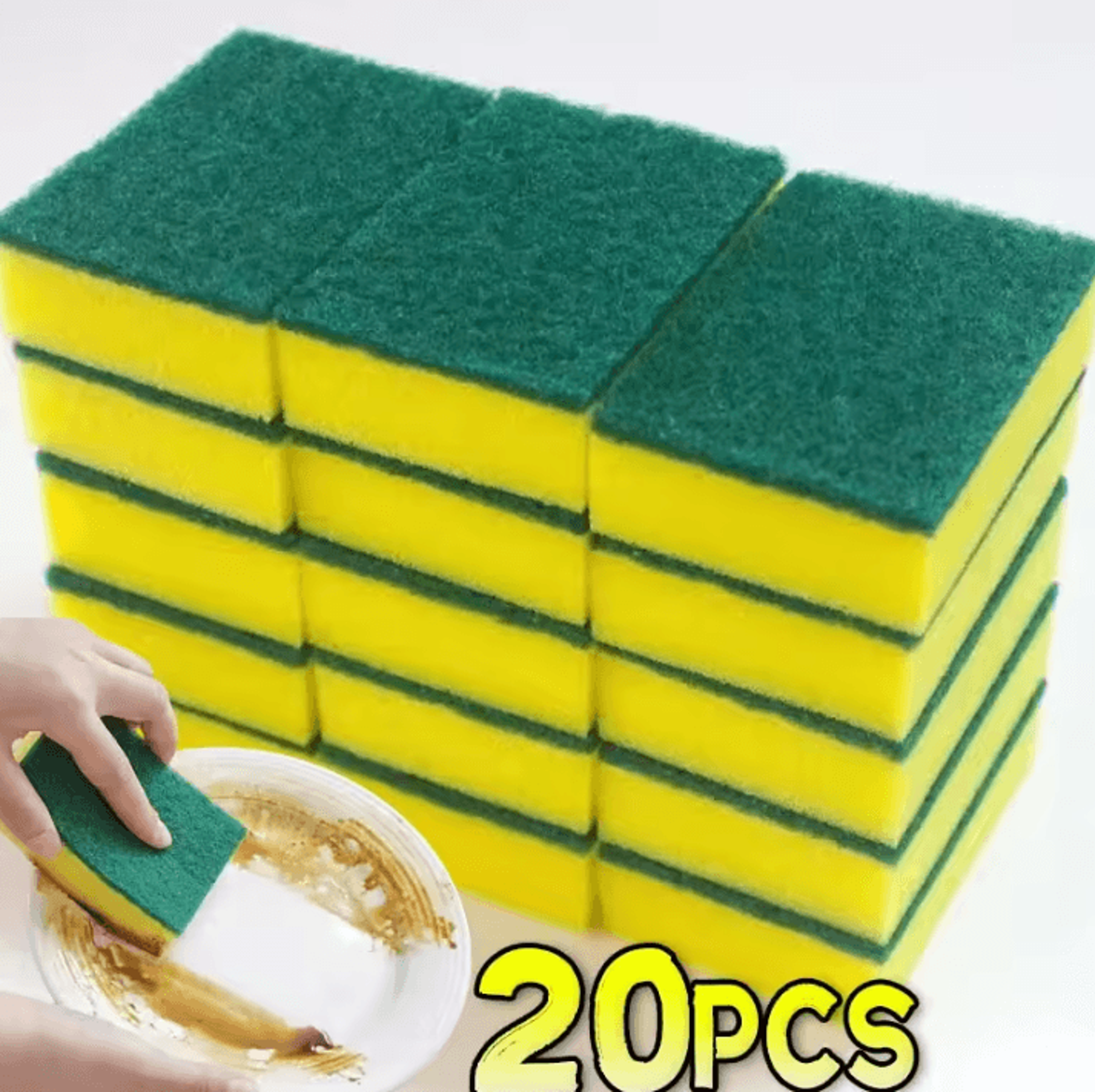 Soft Dishwashing Sponge Scrubber For Kitchen Cleaning And Non Scratch Dish Washing 7