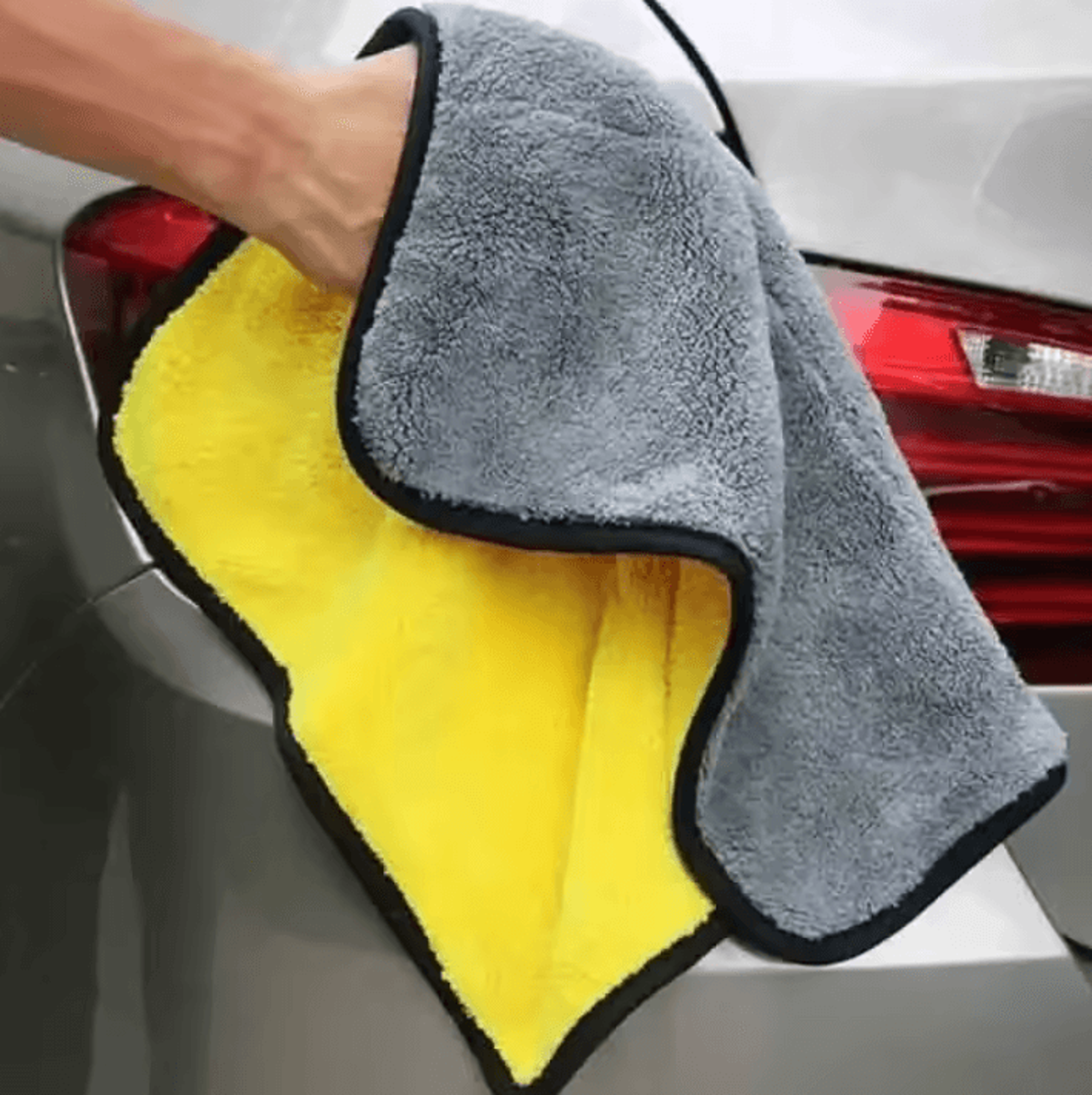 Thick Double Layer Microfiber Car Cleaning Towels Soft Drying Cloths For Auto Detailing 0