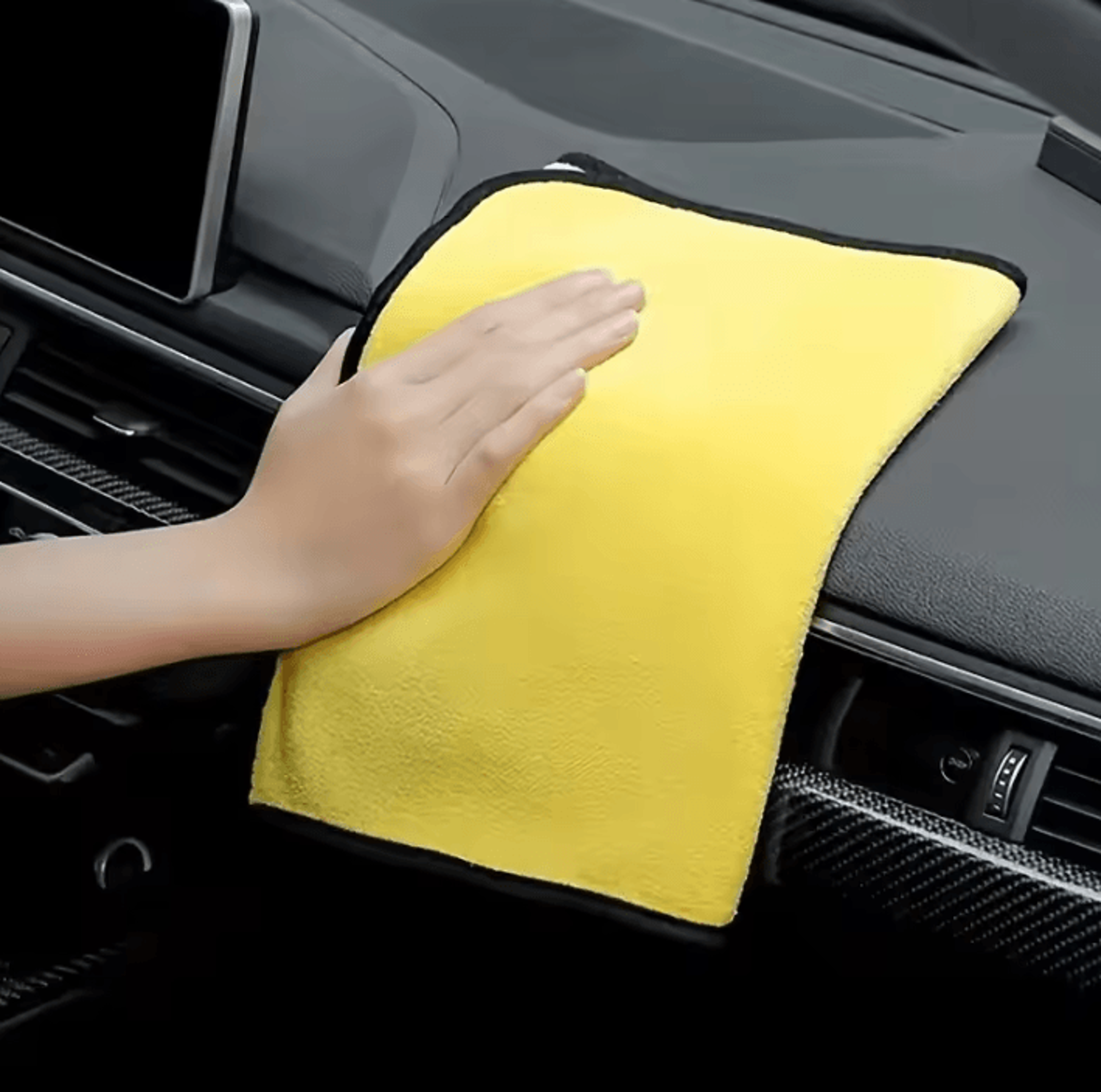 Thick Double Layer Microfiber Car Cleaning Towels Soft Drying Cloths For Auto Detailing 1