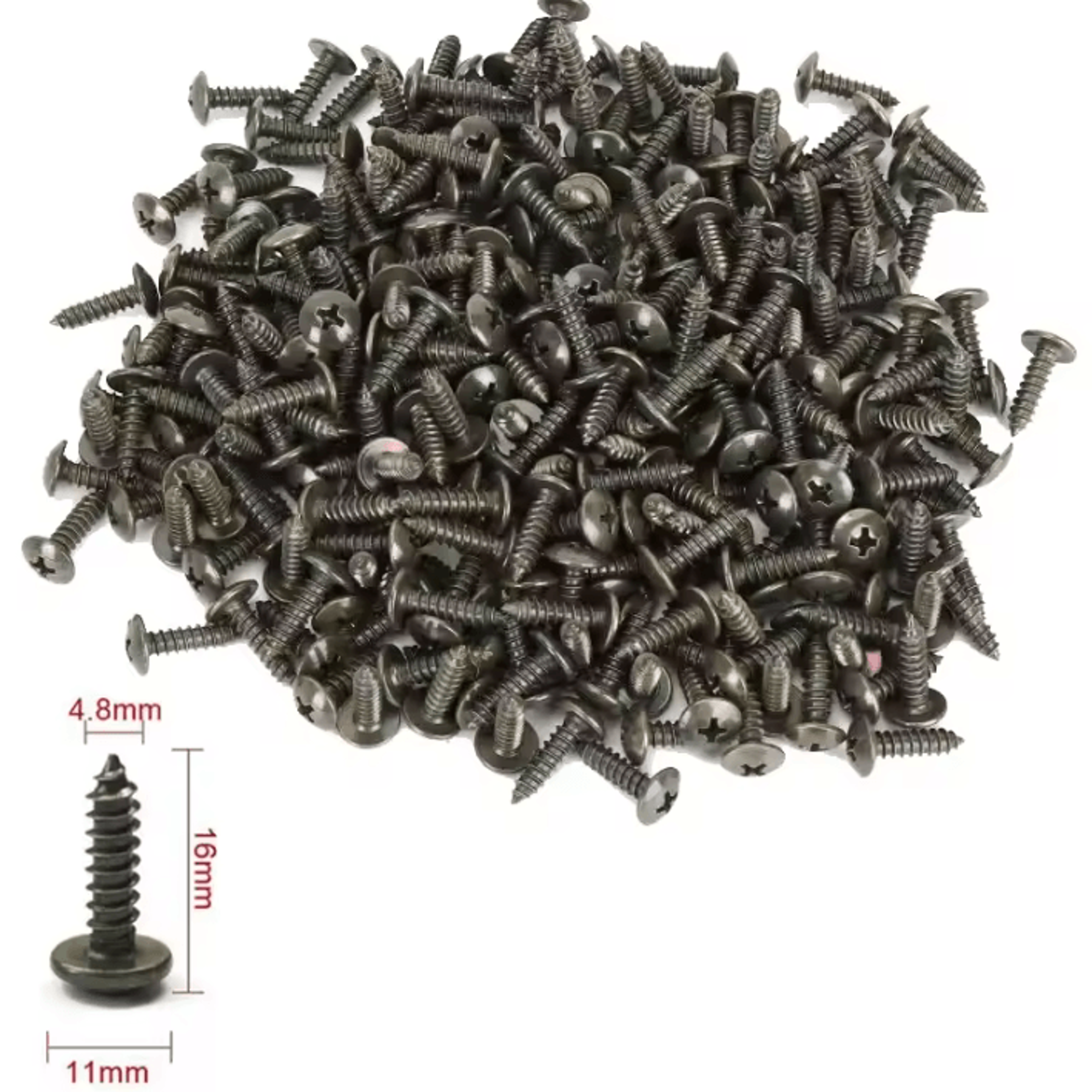 Mixed Metal U Type Car Screw Clips Set For Fender Bumper And Panel Fastening 2