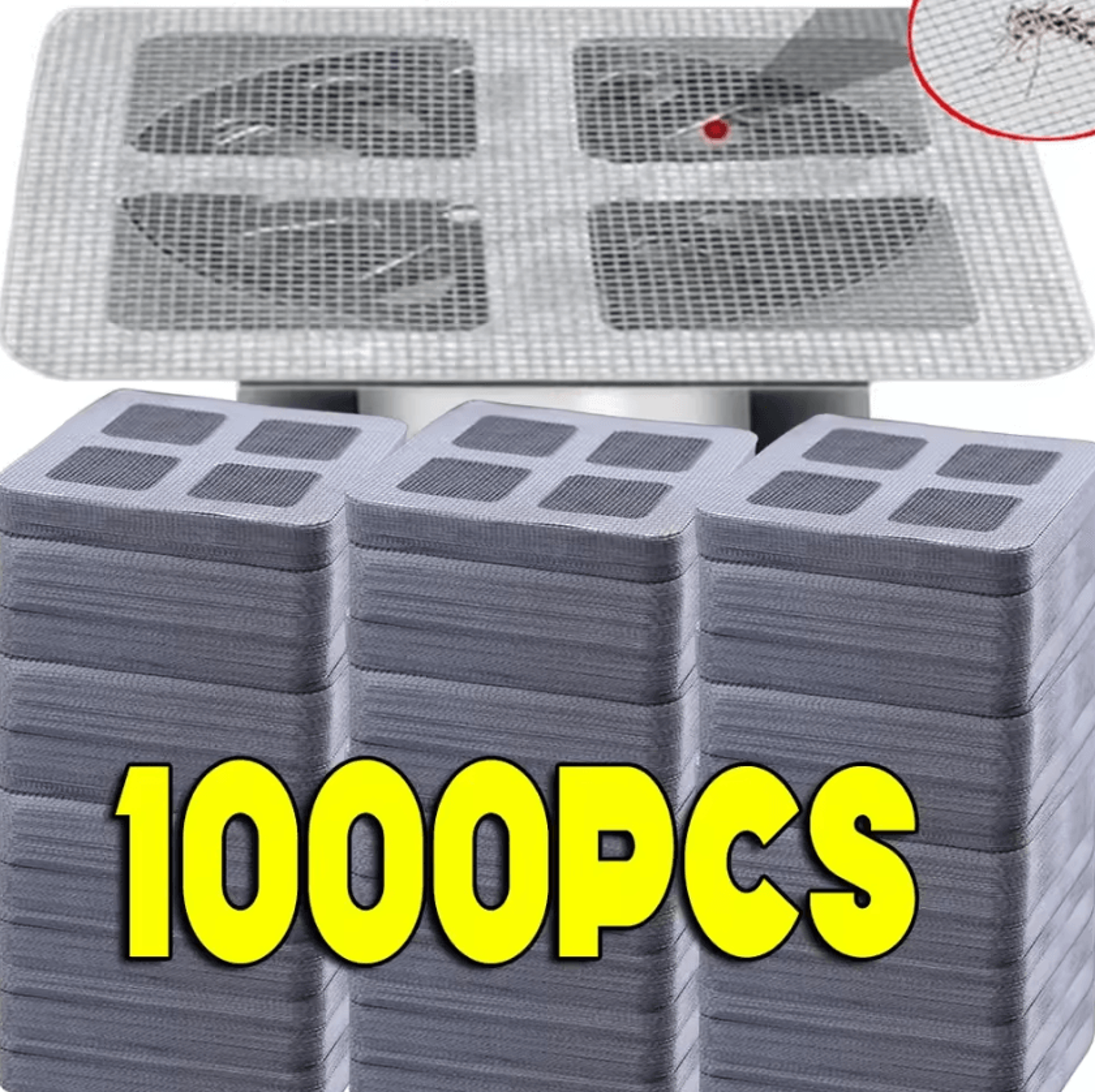 Disposable Shower Drain Hair Catchers Mesh Stickers Self Adhesive Drain Covers For Bathroom Kitchen 0