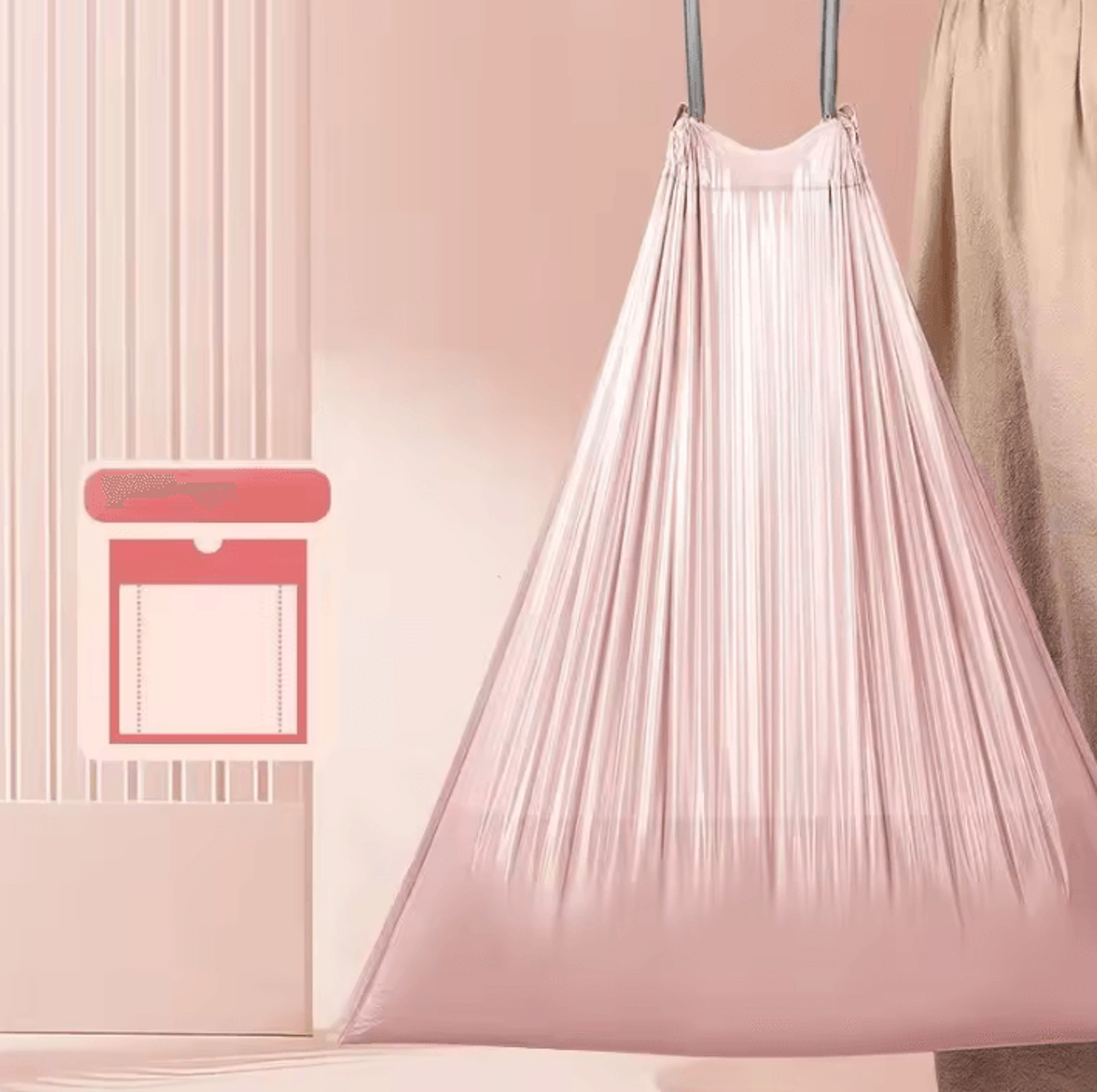 Drawstring Small Trash Bags 4 Gallon Thick Leak Resistant Garbage Bags For Kitchen Bathroom And Off 3